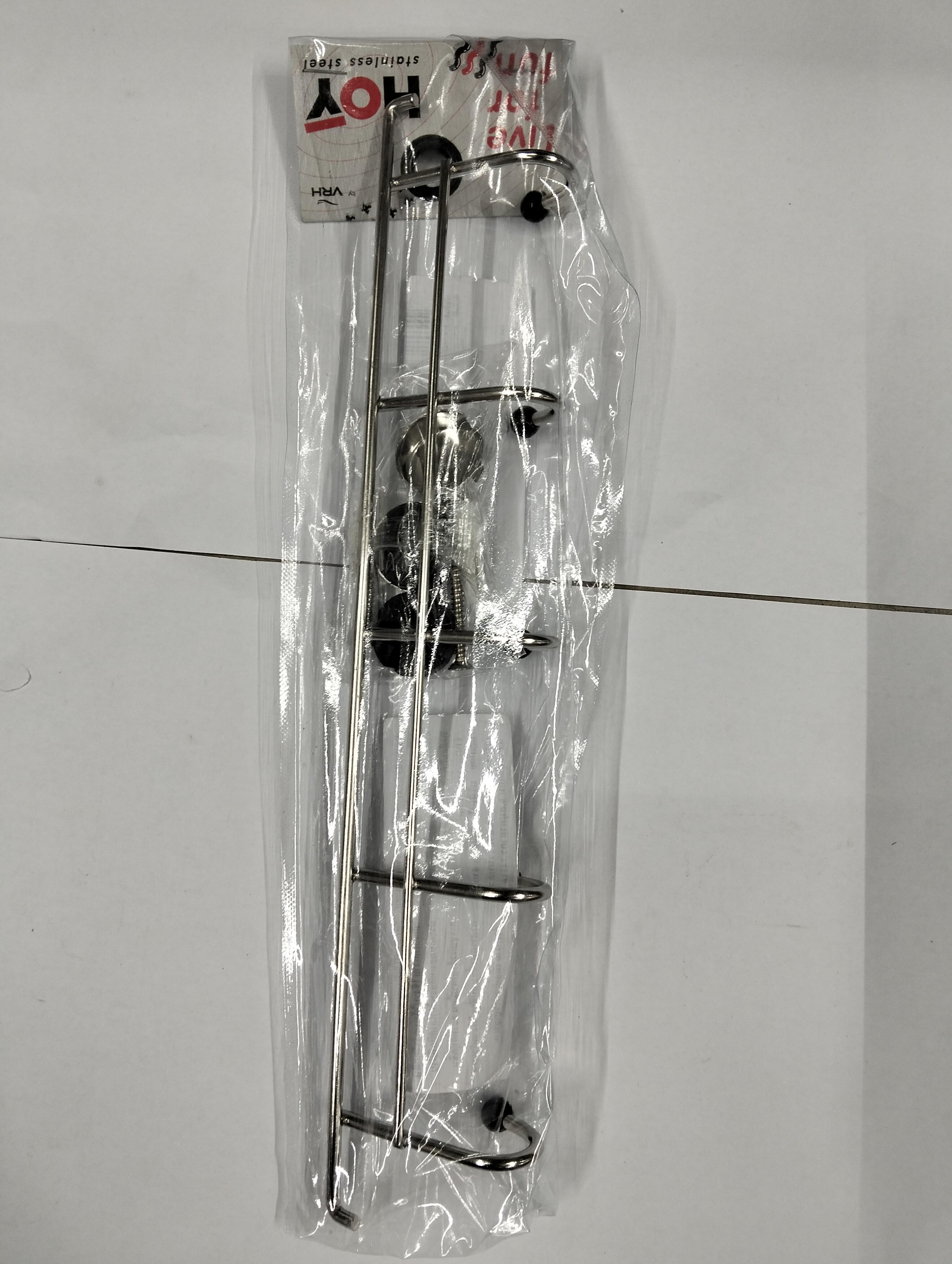 ขอแขวนหัวพลาสติก 5 ตะขอ แบบติดผนัง HWHOY-H206G1 HOY แบรนด์ VRH HOY - ตกแต่ง ราคา 109 บาท