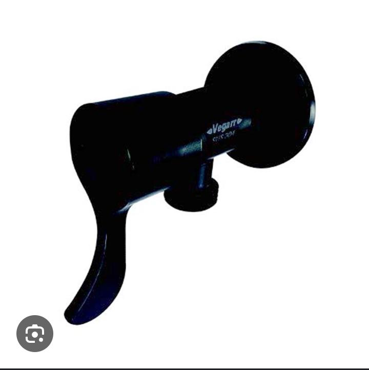 VEGARR วาล์วฝักบัว พร้อมฝาครอบผนัง สแตนเลสเกรด 304 (สีดำ) V990BK แบรนด์ VEGARR - ตกแต่ง ราคา 145 บาท