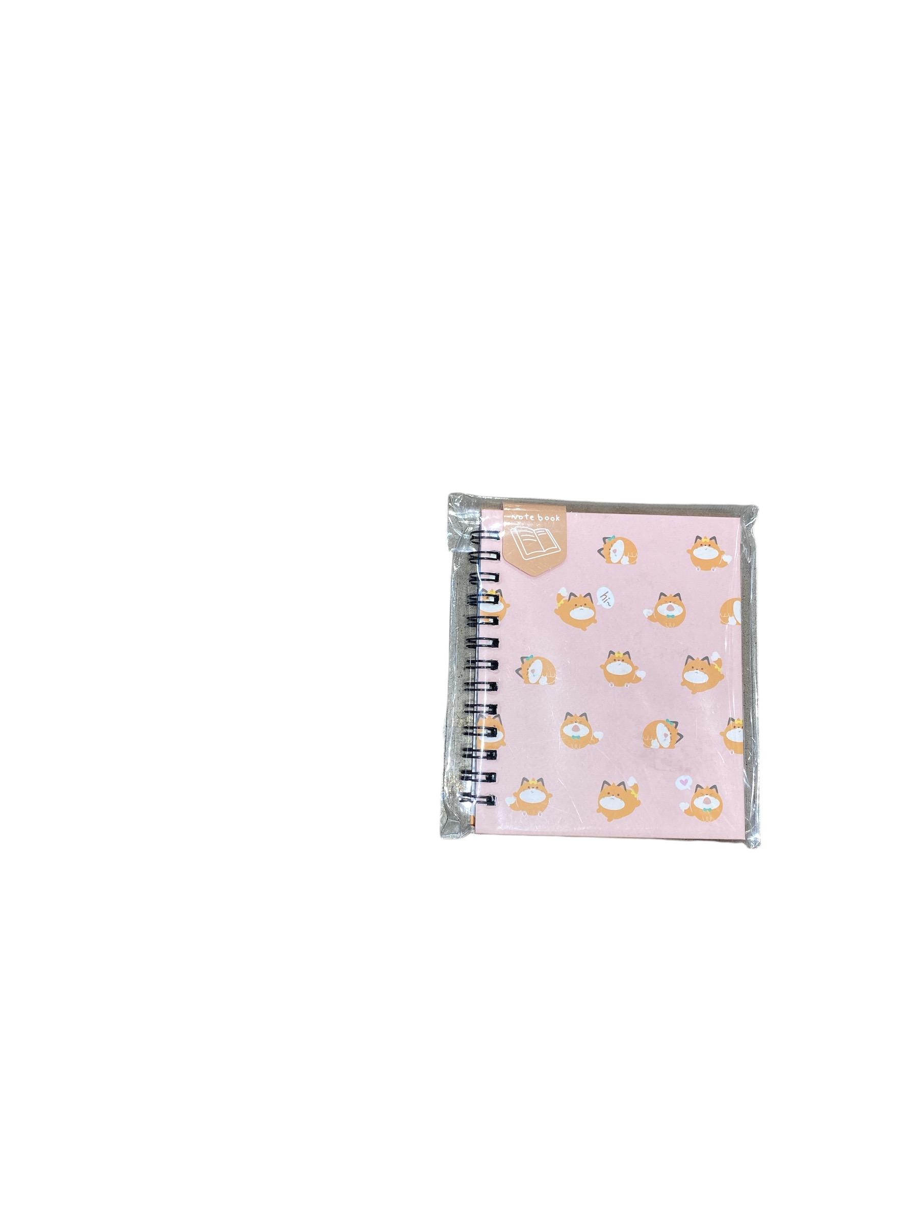 MOSHI สมุดริมห่วง 430 ลายจิ้งจอก สีชมพู แบรนด์ โมชิ โมชิ - ตกแต่ง ราคา 35 บาท
