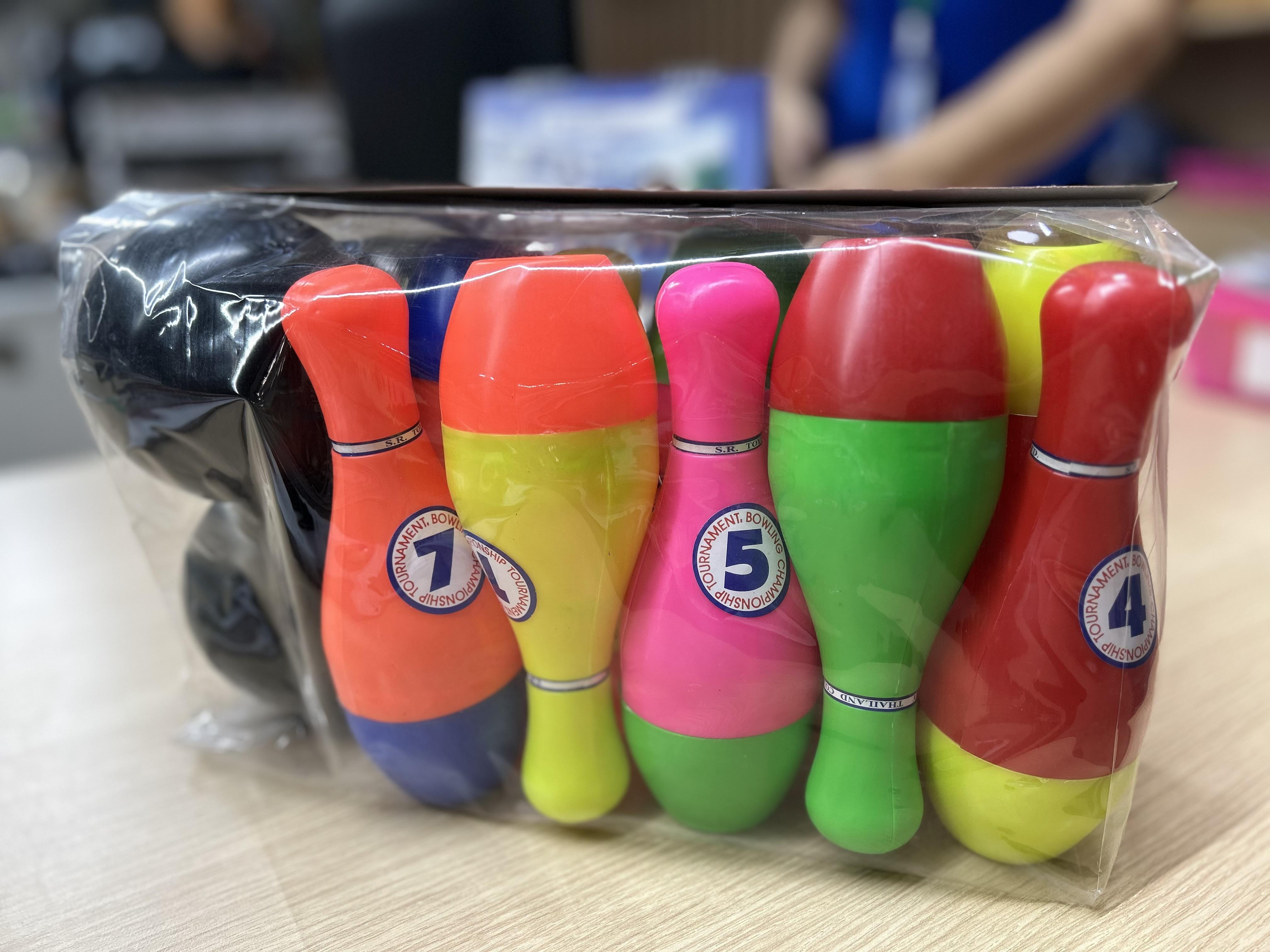 SR TOY โบว์ลิ่ง คละสี 9924 แบรนด์ บริษัท เอส.อาร์.ทอย (ไทยแลนด์) จำกัด - ตกแต่ง ราคา 159 บาท