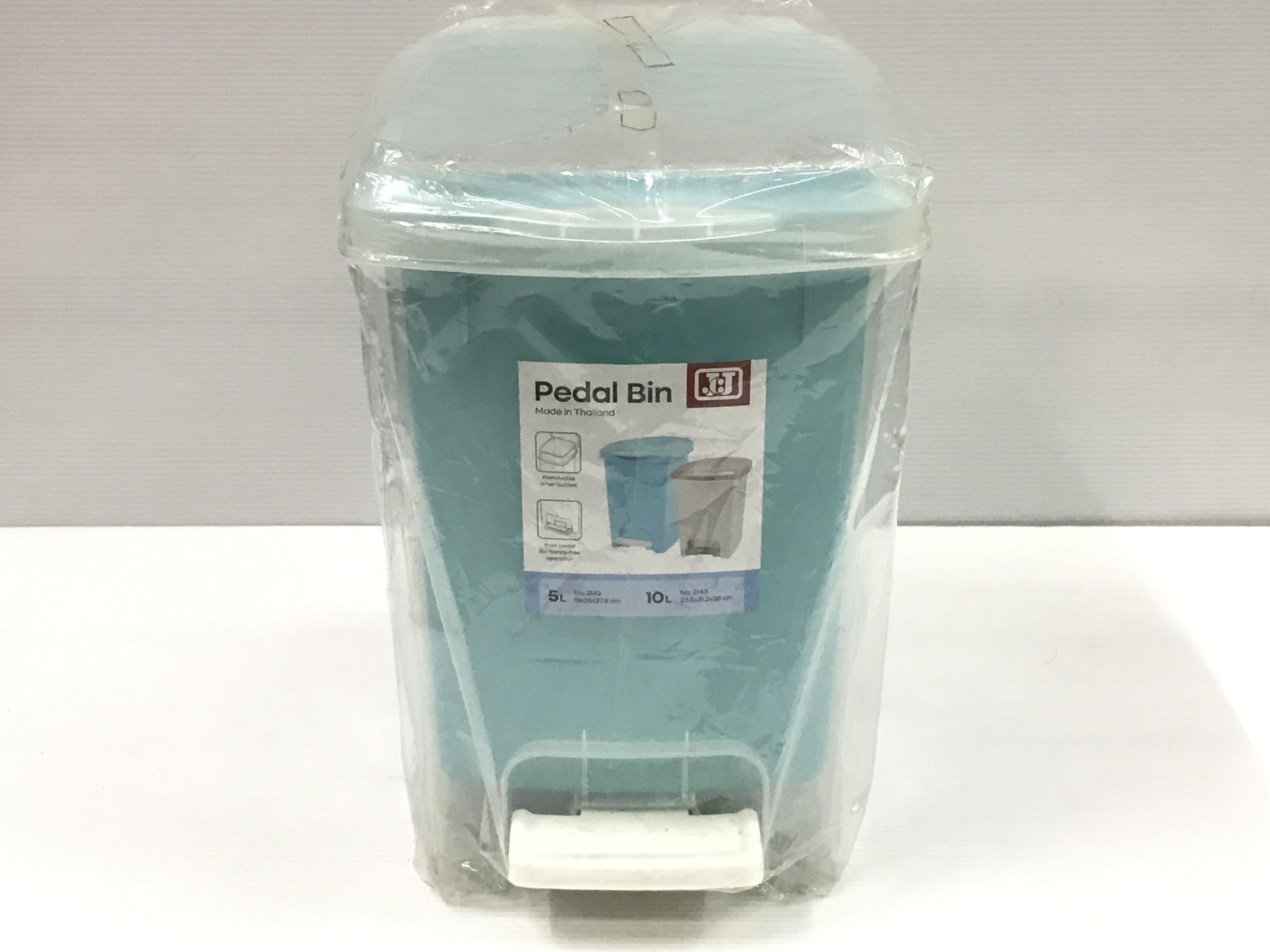 JCJ ถังขยะเหยียบ 5L. 2142 สีฟ้า แบรนด์ เจ.ซี.เจ. - ตกแต่ง ราคา 169 บาท