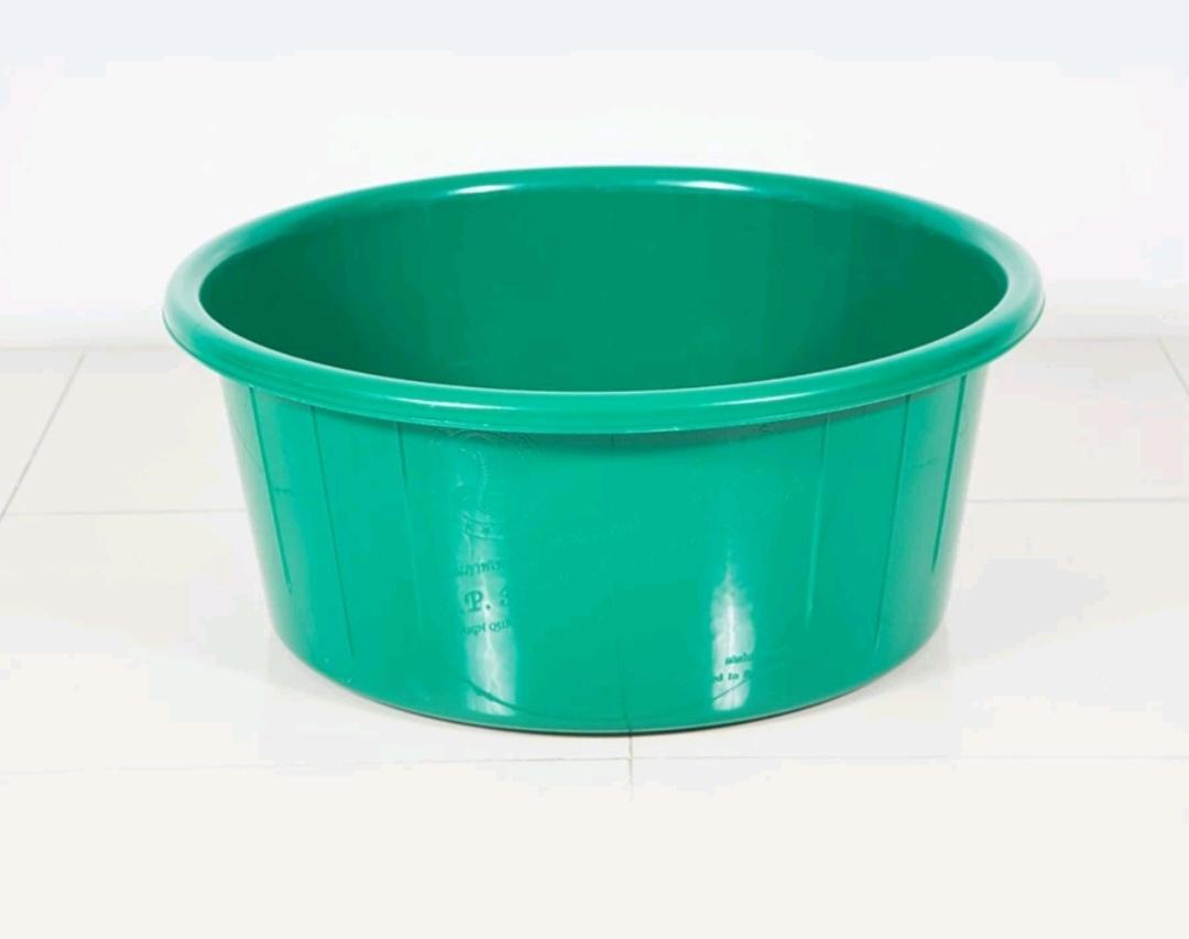 ตรางู กะละมัง เบอร์ 004/58 CP ทรงลึก-กลม 27L. สีเขียว (5โหล/มัด) แบรนด์ เอสพี พลาสติก - ตกแต่ง ราคา 55 บาท