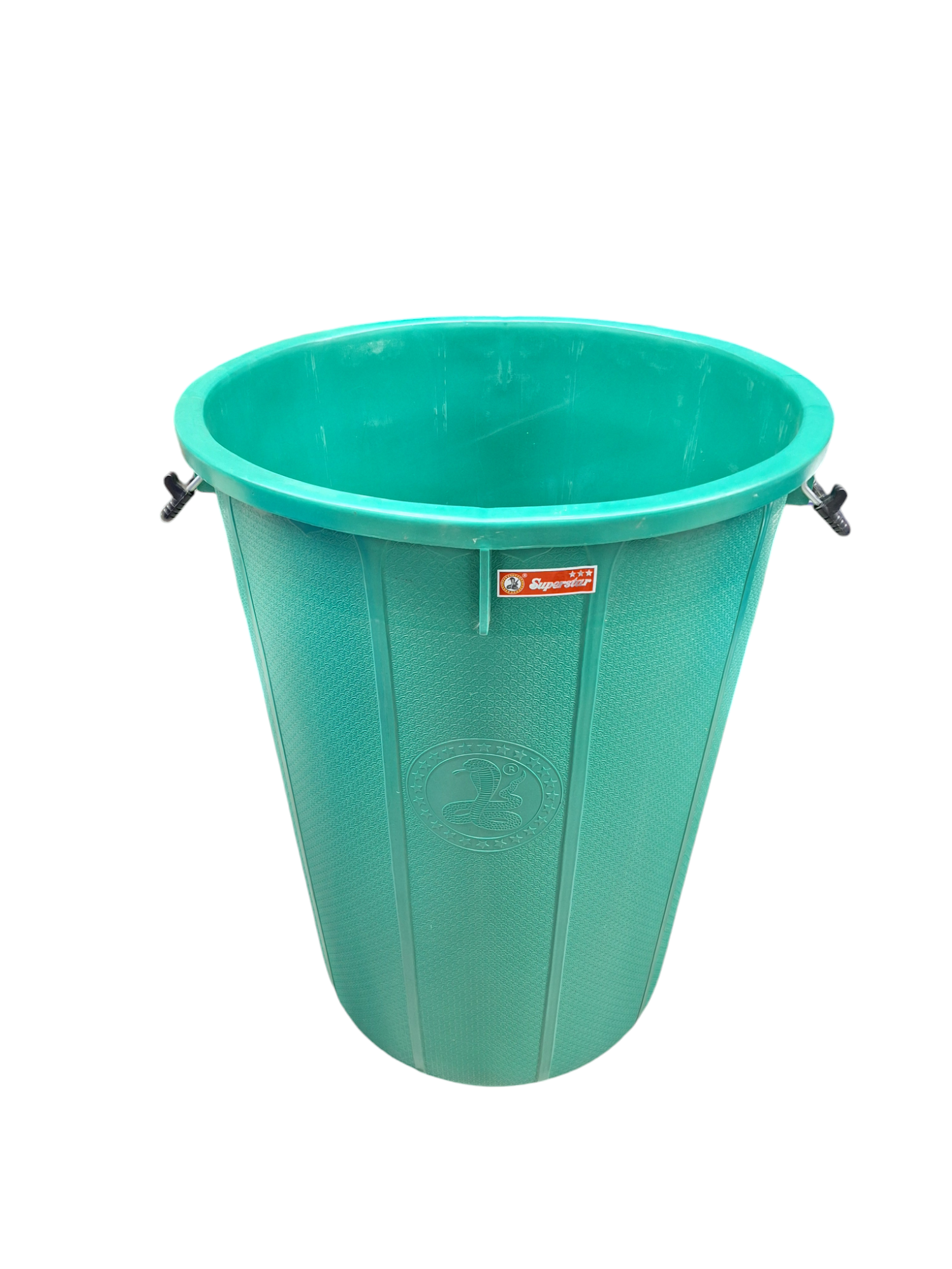 ตรางู ถังแกนลอนมีฝา  GL 12 ชนิดกลม 40L. สีเขียว (10ใบ/มัด) แบรนด์ เอสพี พลาสติก - ตกแต่ง ราคา 159 บาท