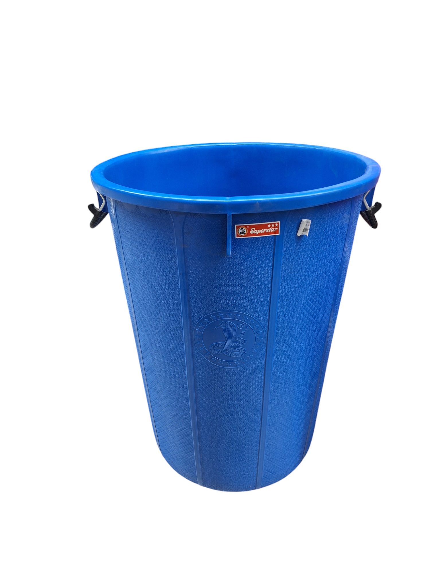 ตรางู ถังแกนลอนมีฝา  GL 40 CP ชนิดกลม 132L. สีน้ำเงิน (5ใบ/มัด) แบรนด์ เอสพี พลาสติก - ตกแต่ง ราคา 429 บาท