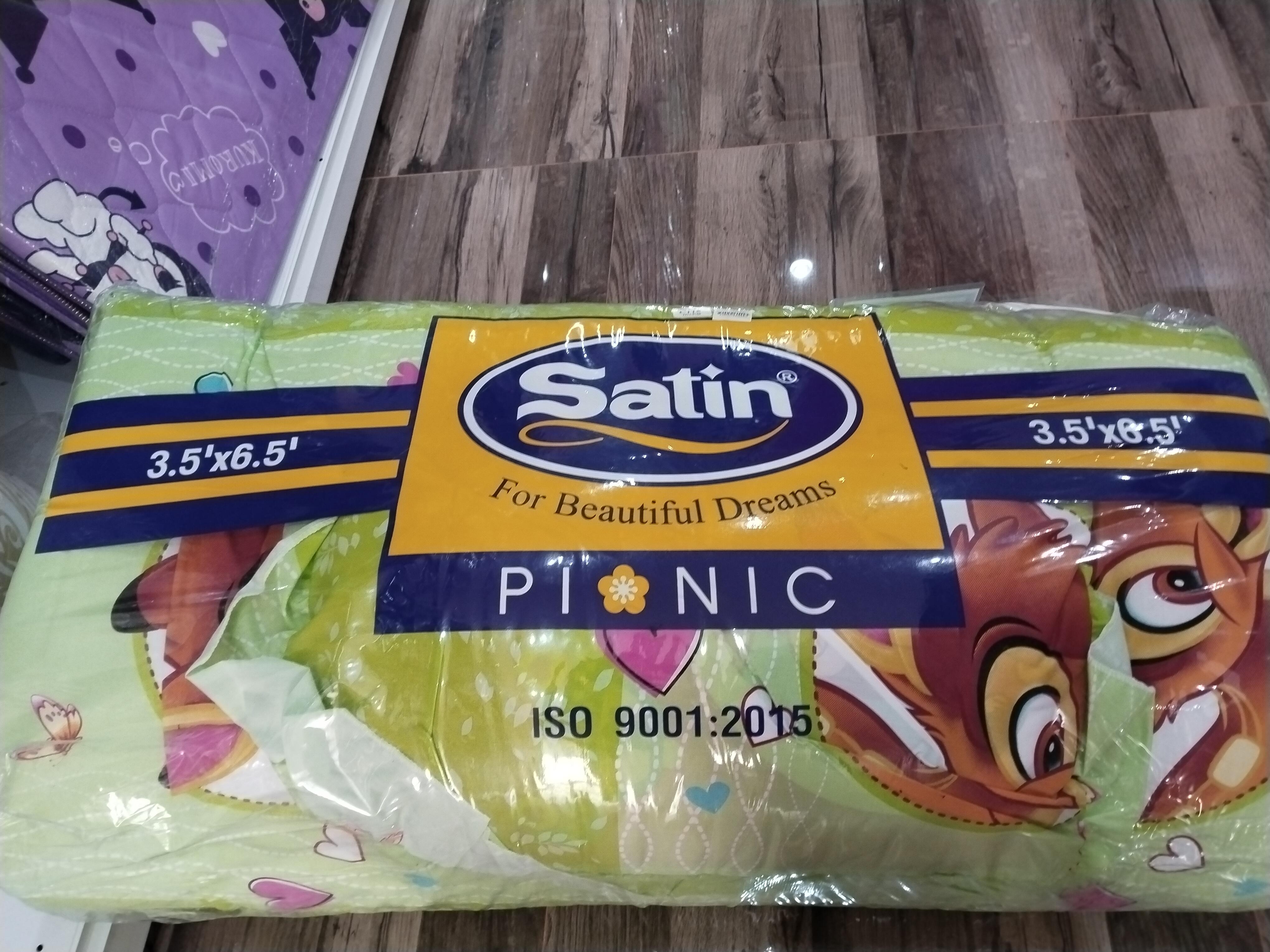 ** SATIN PLUS ปิคนิค 3.5ฟุต C115 การ์ตูน สีเขียว แบรนด์ ห้างธนาธร - ตกแต่ง ราคา 699 บาท