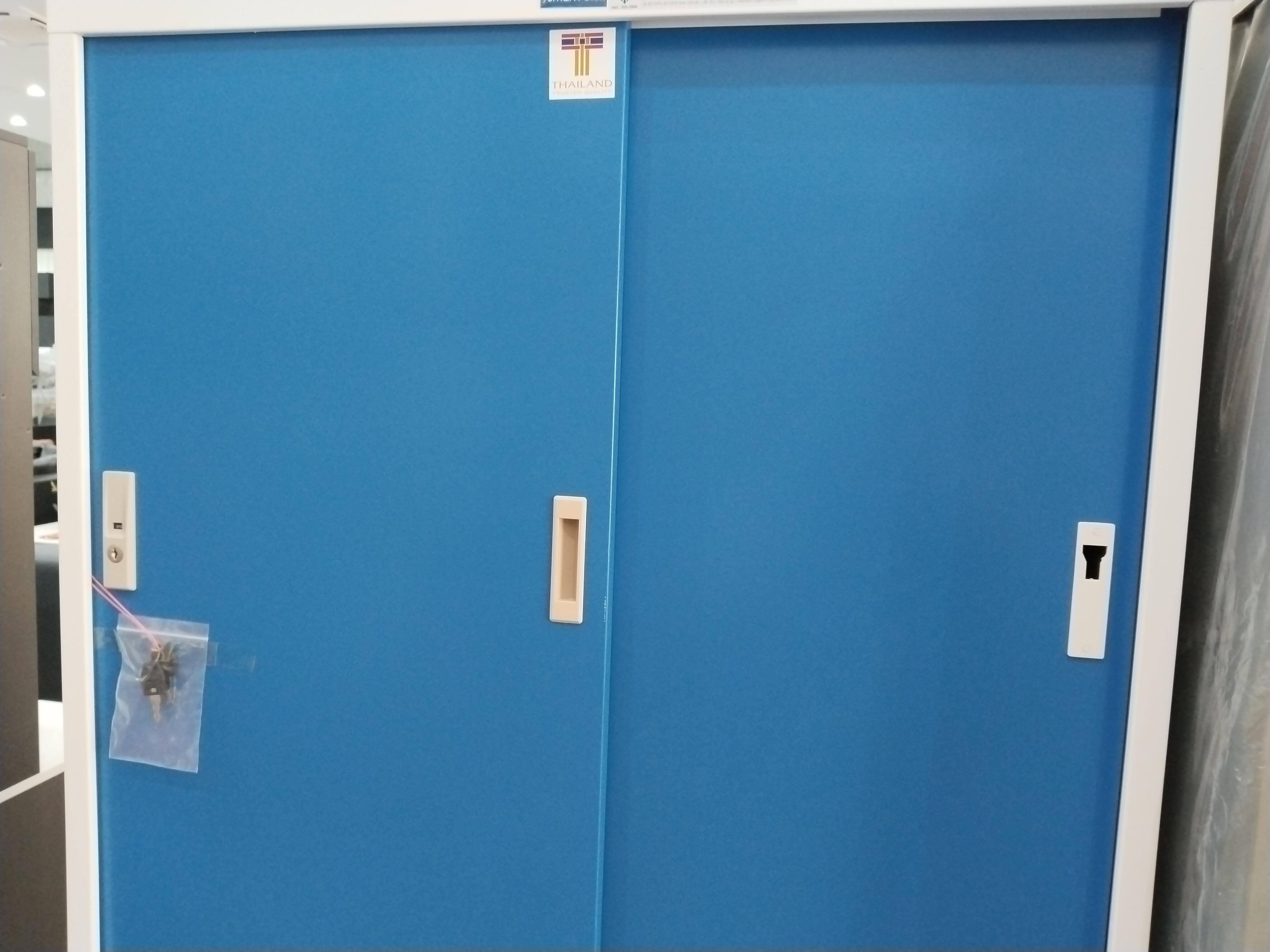 ตู้บานเลื่อน Smart Form SD-013T 880*400*880มม. สีขาว/น้ำเงิน - ภาพที่ 3