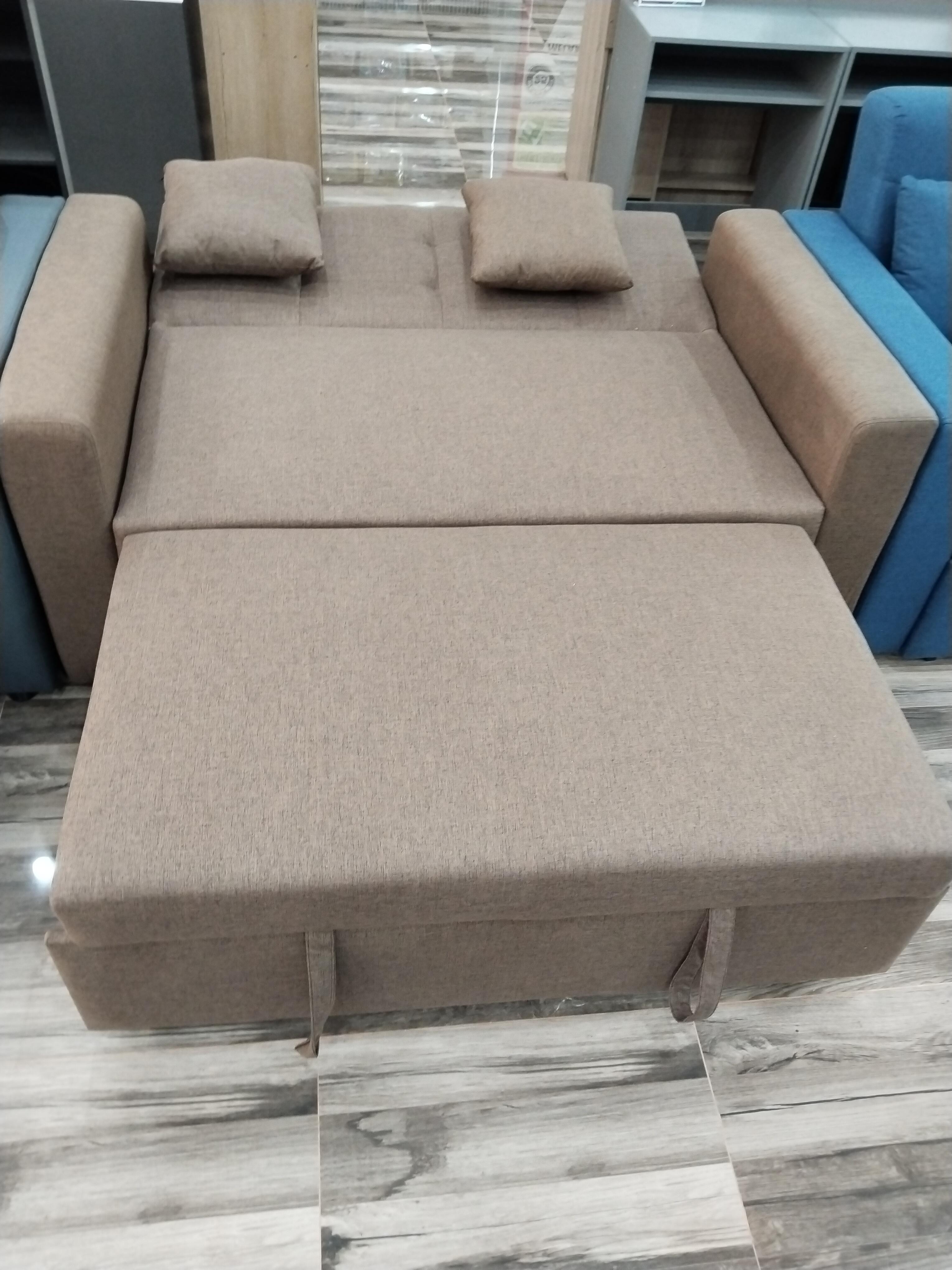 โซฟาเบดผ้า+ปรับนอน Dandy 2ที่นั่ง 158.5*90.5*91.ซม. สีน้ำตาล - ภาพที่ 2