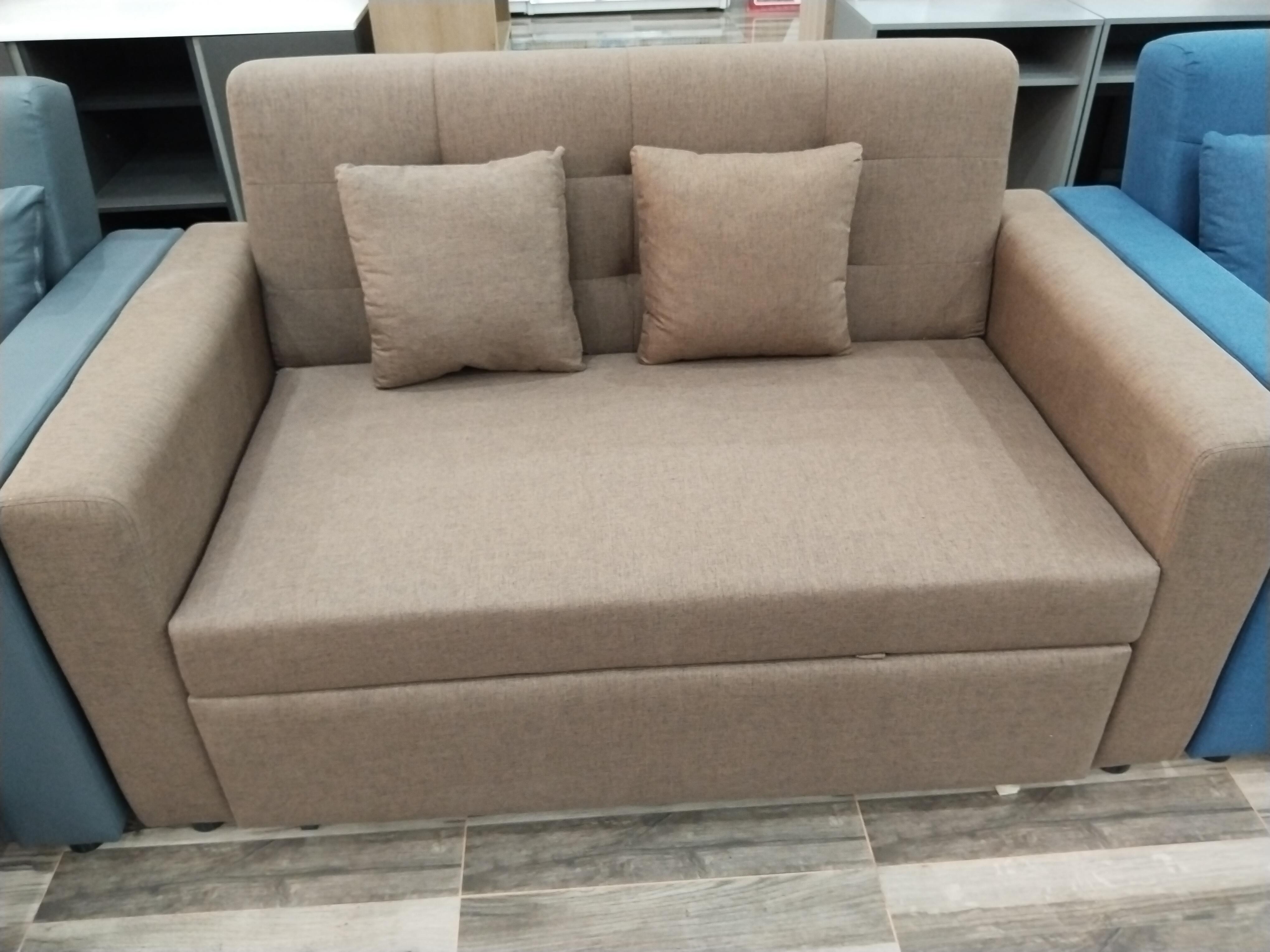 โซฟาเบดผ้า+ปรับนอน Dandy 2ที่นั่ง 158.5*90.5*91.ซม. สีน้ำตาล - ภาพที่ 3