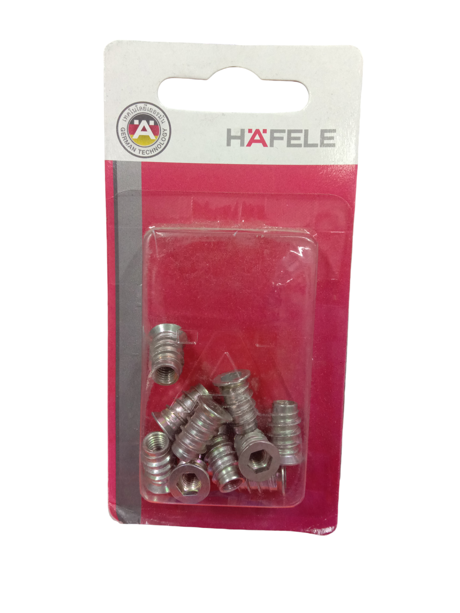 **HAFELE ต่อตรง SOCKET YCHR.CR.3 M 6/1.0*17MM