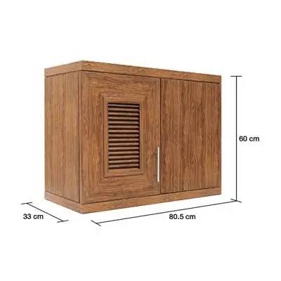 YES MOULDING ตู้แขวนเข้ามุมขวา HA03-20 80.5*60*33cm. สีไม้ทอง