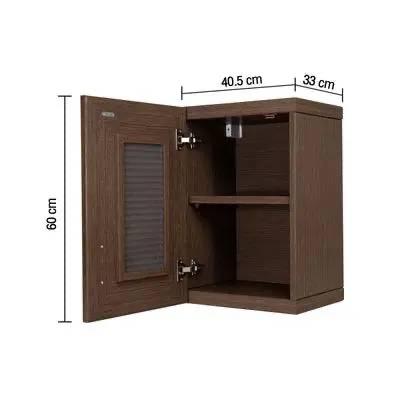 YES MOULDING ตู้แขวนเดี่ยว HA01-16 40.5*60*33cm. สีแบล็ค โคโคนัท แบรนด์ Yes Moulding - ตกแต่ง ราคา 2,990 บาท