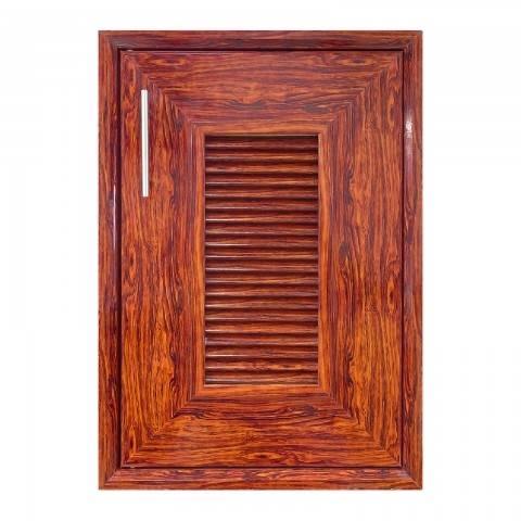 YES MOULDING บานซิงค์เดี่ยว ช่องลมบานเกล็ด CA4060-07 45.5*65.5*10cm. สีไม้พะยุงเงา แบรนด์ Yes Moulding - ตกแต่ง ราคา 1,790 บาท