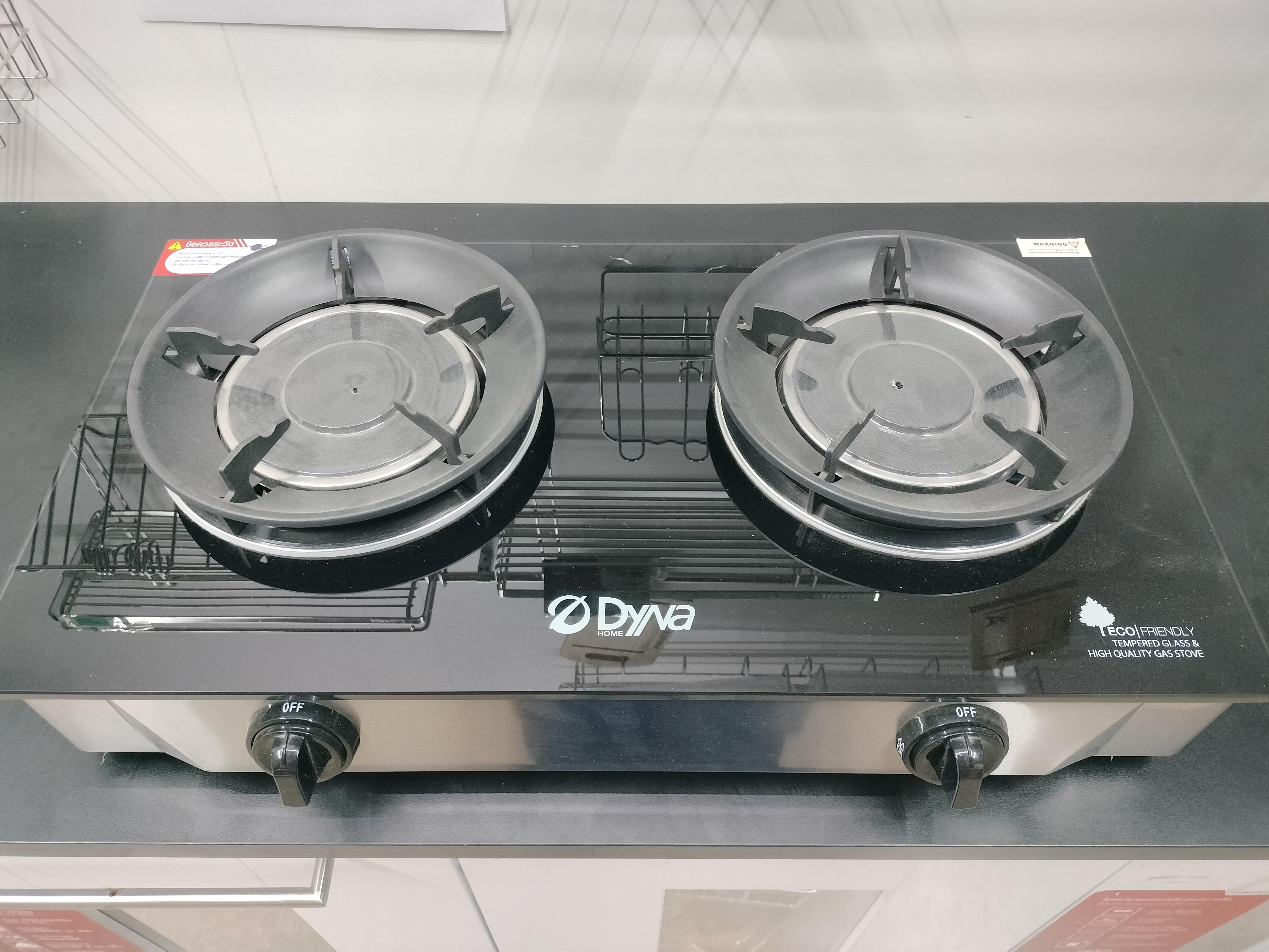Dyna Home  เตาแก๊สหน้ากระจก ตั้งโต๊ะ 2 หัว อินฟาเรด DF-7238-I แบรนด์ DYNA HOME - ตกแต่ง ราคา 2,290 บาท