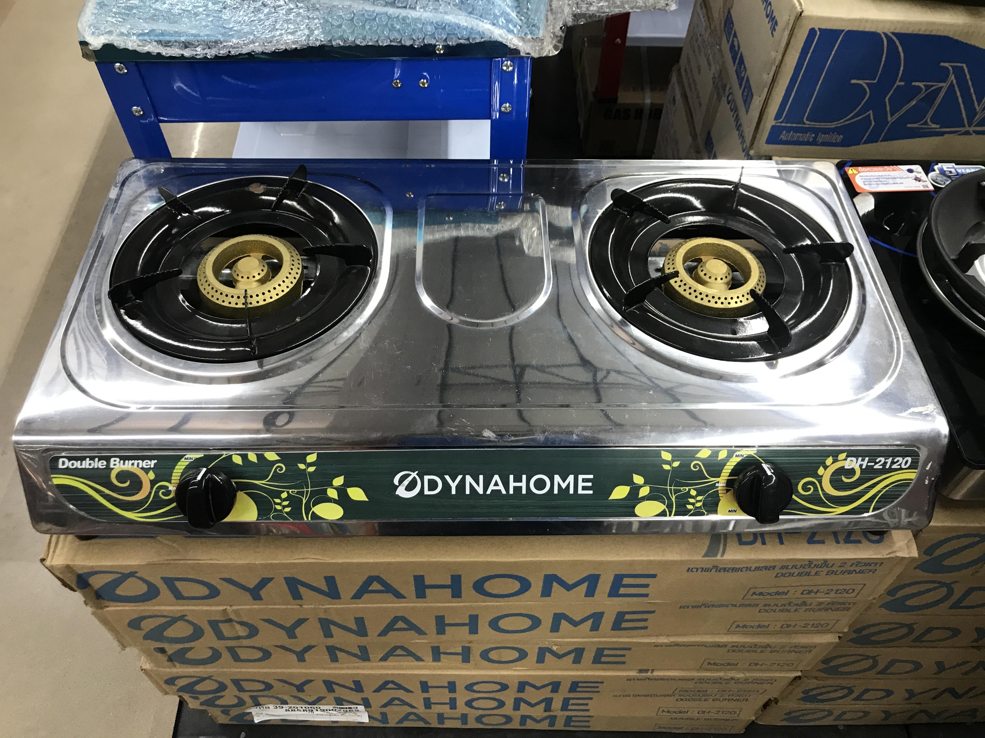 Dyna Home เตาแก๊สสแตนเลสตั้งโต๊ะ 2หัว เหล็กหล่อ 90 mm. DH-2120 - ภาพที่ 7