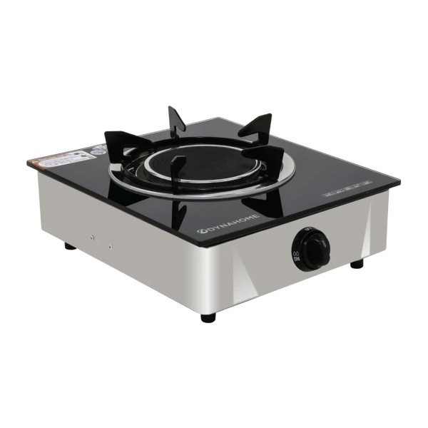 Dyna Home เตาแก๊สหน้ากระจกตั้งโต๊ะ 2หัว ทองเหลือง  DH-8706 - ภาพที่ 8
