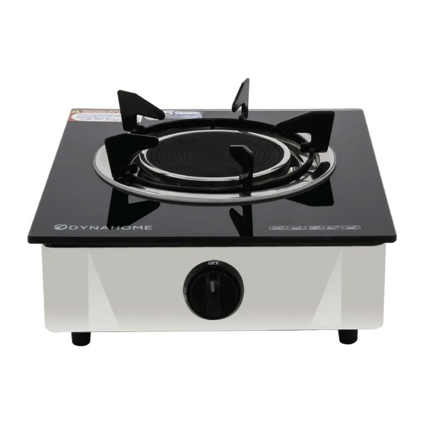 Dyna Home เตาแก๊สหน้ากระจกตั้งโต๊ะ 2หัว ทองเหลือง  DH-8706 - ภาพที่ 9