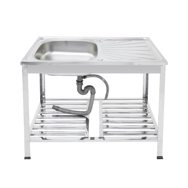 Dyna Home ซิ้งค์หนึ่งหลุมมีที่พักจาน 0.7mm. ขา+ชั้นวาง FS-10050-JT - ภาพที่ 3