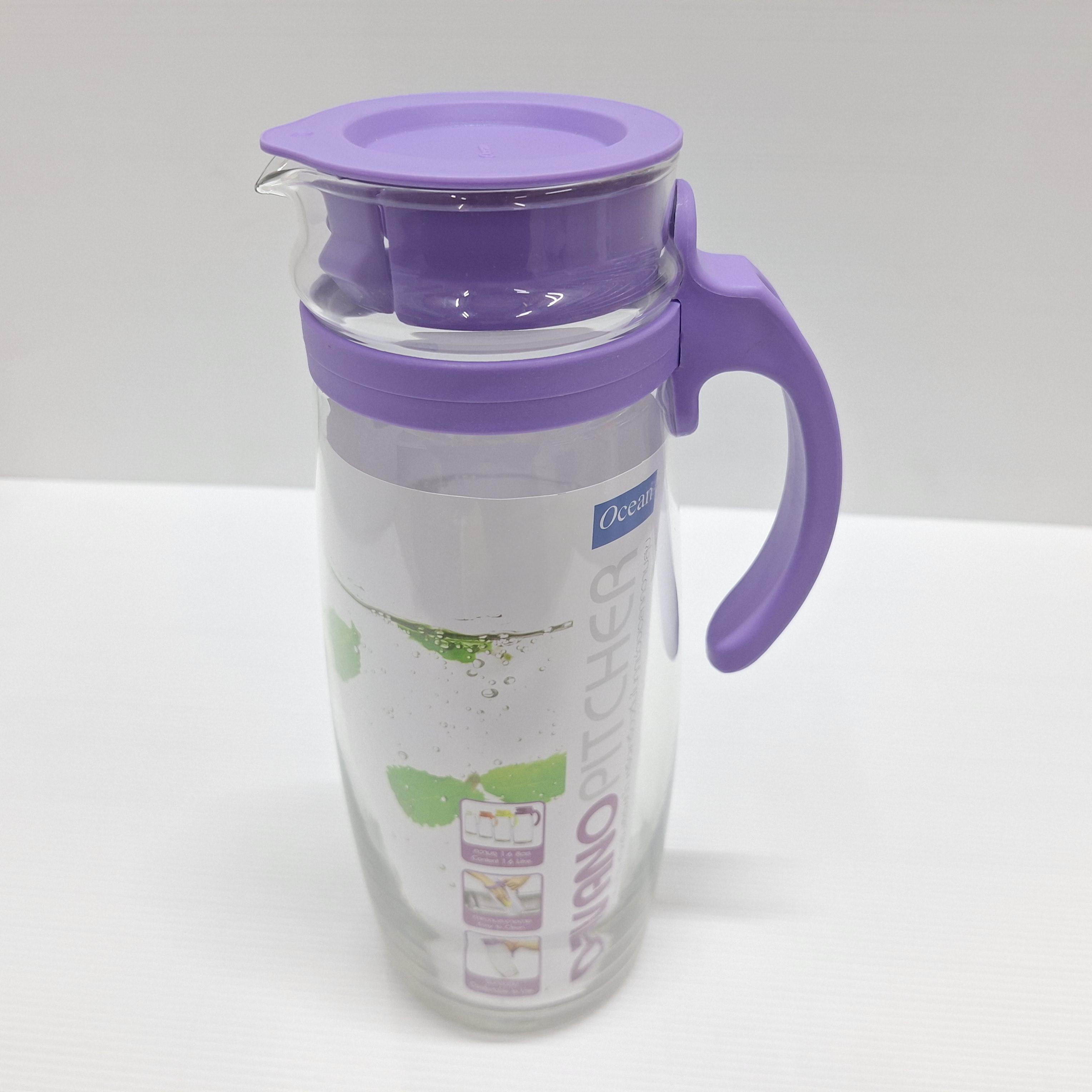 OCEAN เหยือกน้ำ DIVANO PITCHER VIOLET 5V20558 G0901 1660มล. แบรนด์ พิริยะสันติ - ตกแต่ง ราคา 175 บาท