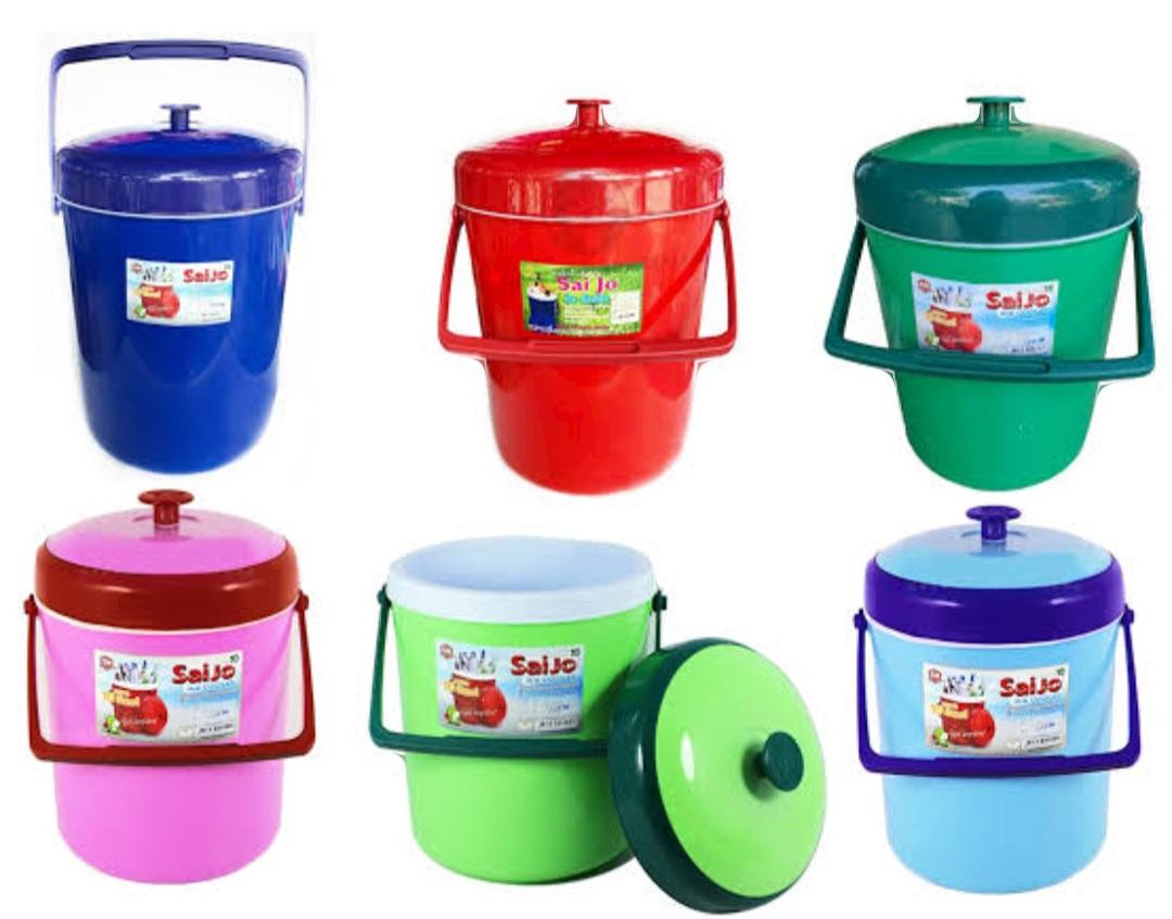ไซโจ กระติกน้ำ กลม 15 ลิตร คละสี แบรนด์ ซัยโจ กระติกน้ำ - ตกแต่ง ราคา 299 บาท
