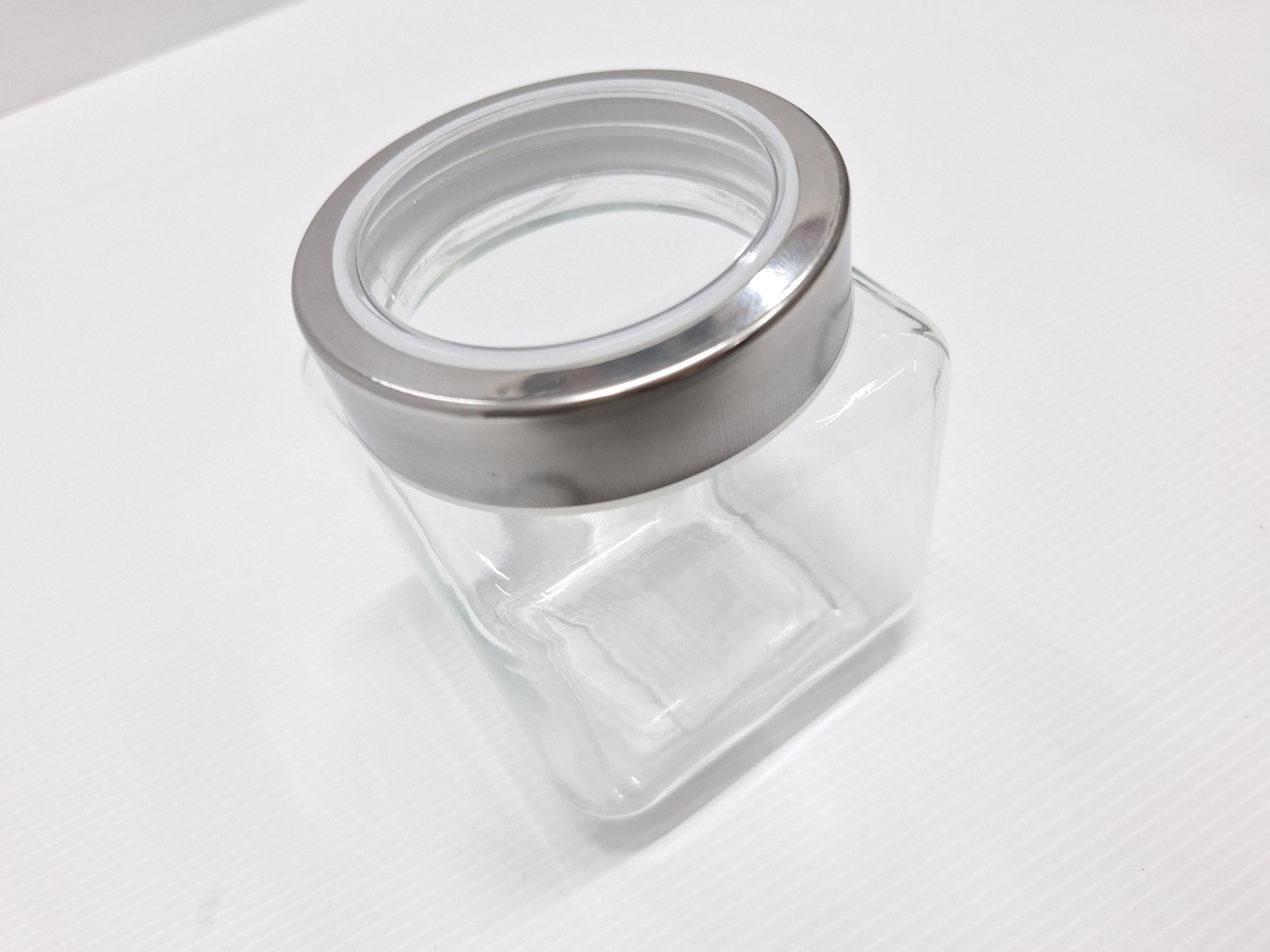 FOFO โหลแก้วทรงเหลี่ยม ฝาเกลียว GJ20500S 500มล. แบรนด์ FOFO - ตกแต่ง ราคา 55 บาท