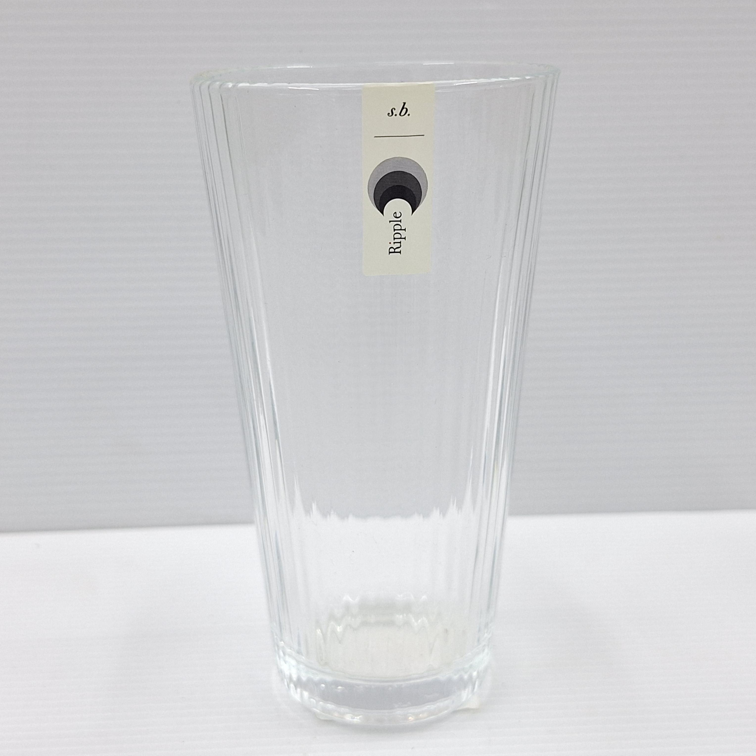 แก้วทรงสูงลายเส้น RJ103HB12 แบรนด์ สุขสม - ตกแต่ง ราคา 45 บาท