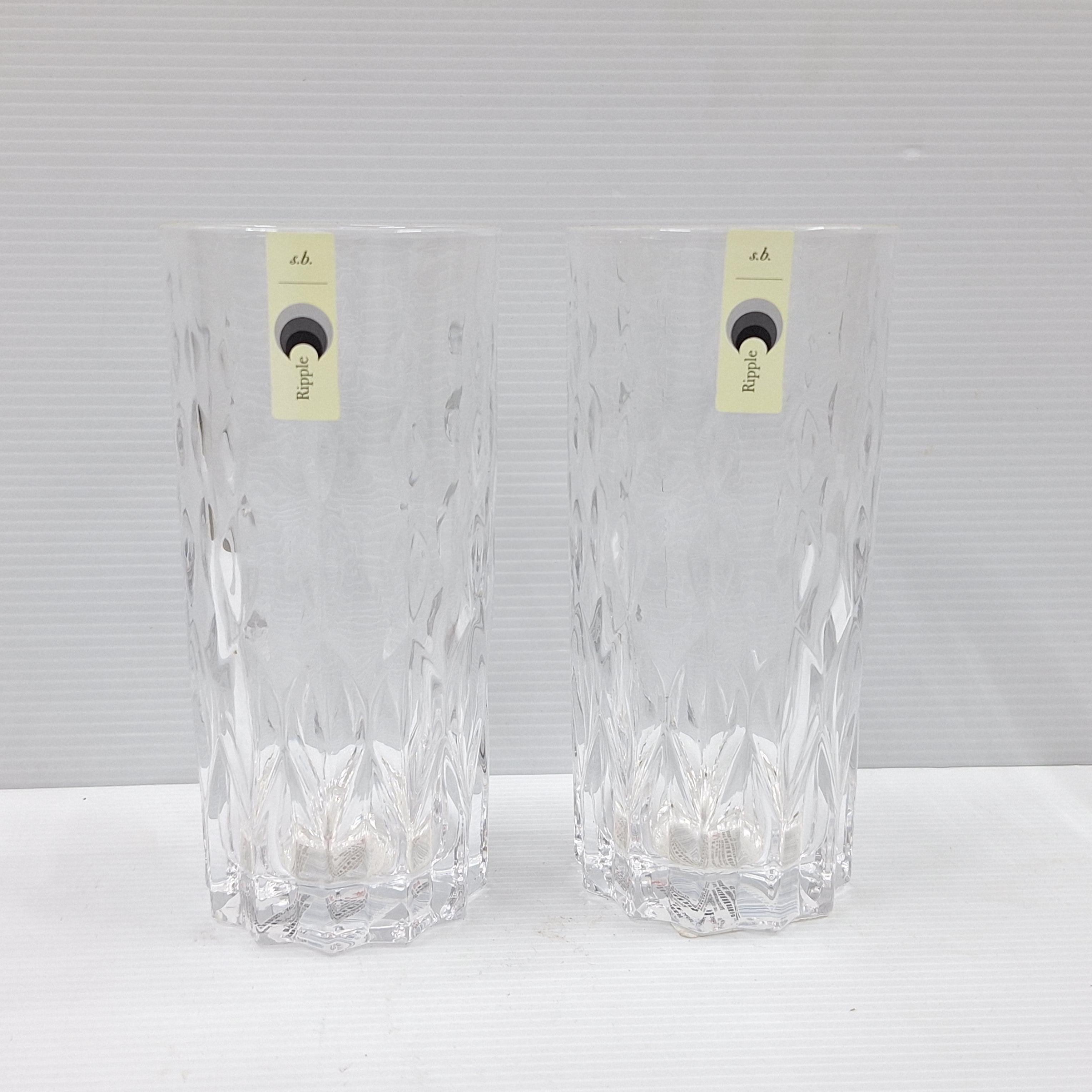 แก้วน้ำทรงสูงลายกาบไม้ RJ2141HB12 (6ใบ/แพค) แบรนด์ สุขสม - ตกแต่ง ราคา 259 บาท