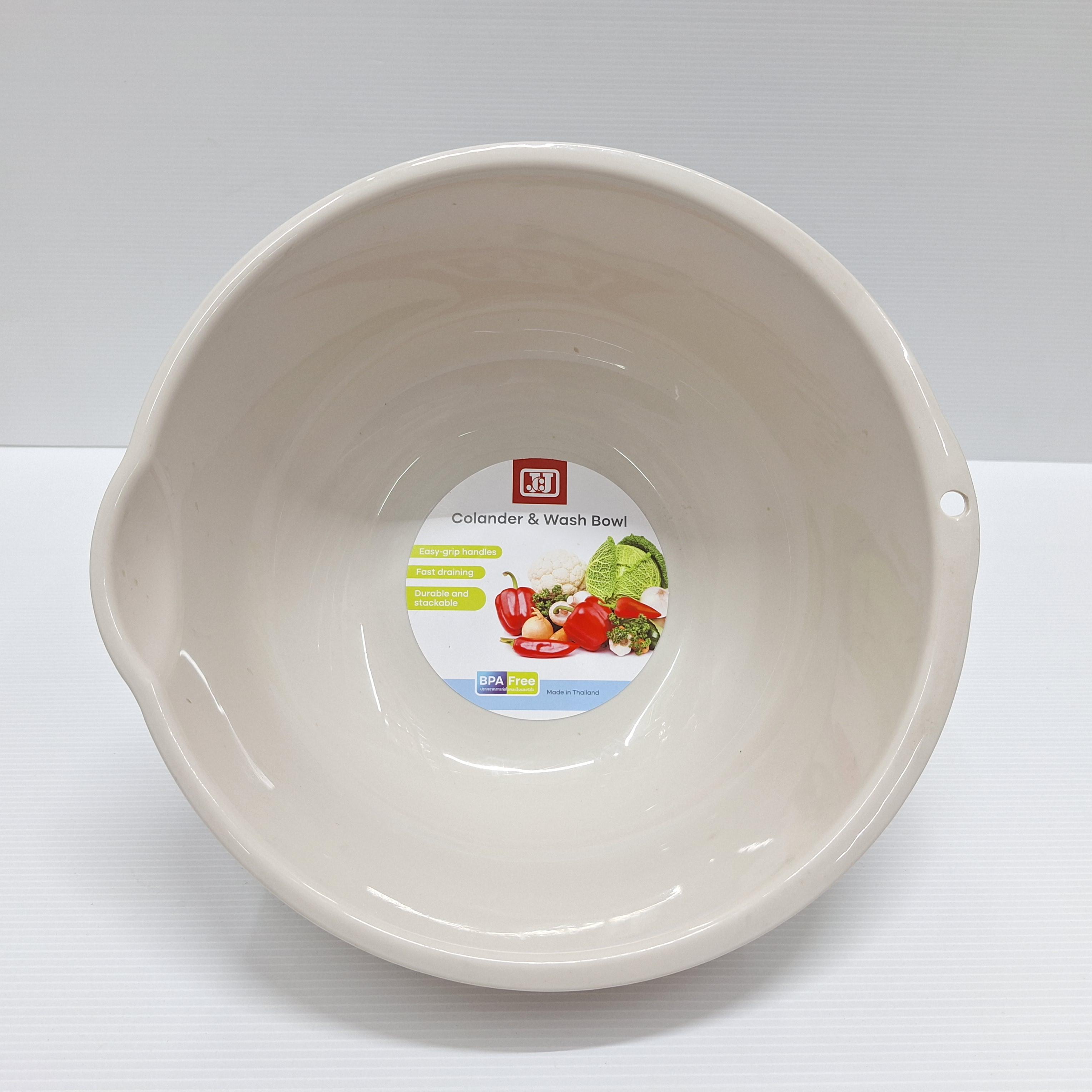 JCJ ตะแกรงล้างผัก No.4244 สีเบจ แบรนด์ เจ.ซี.เจ. - ตกแต่ง ราคา 55 บาท