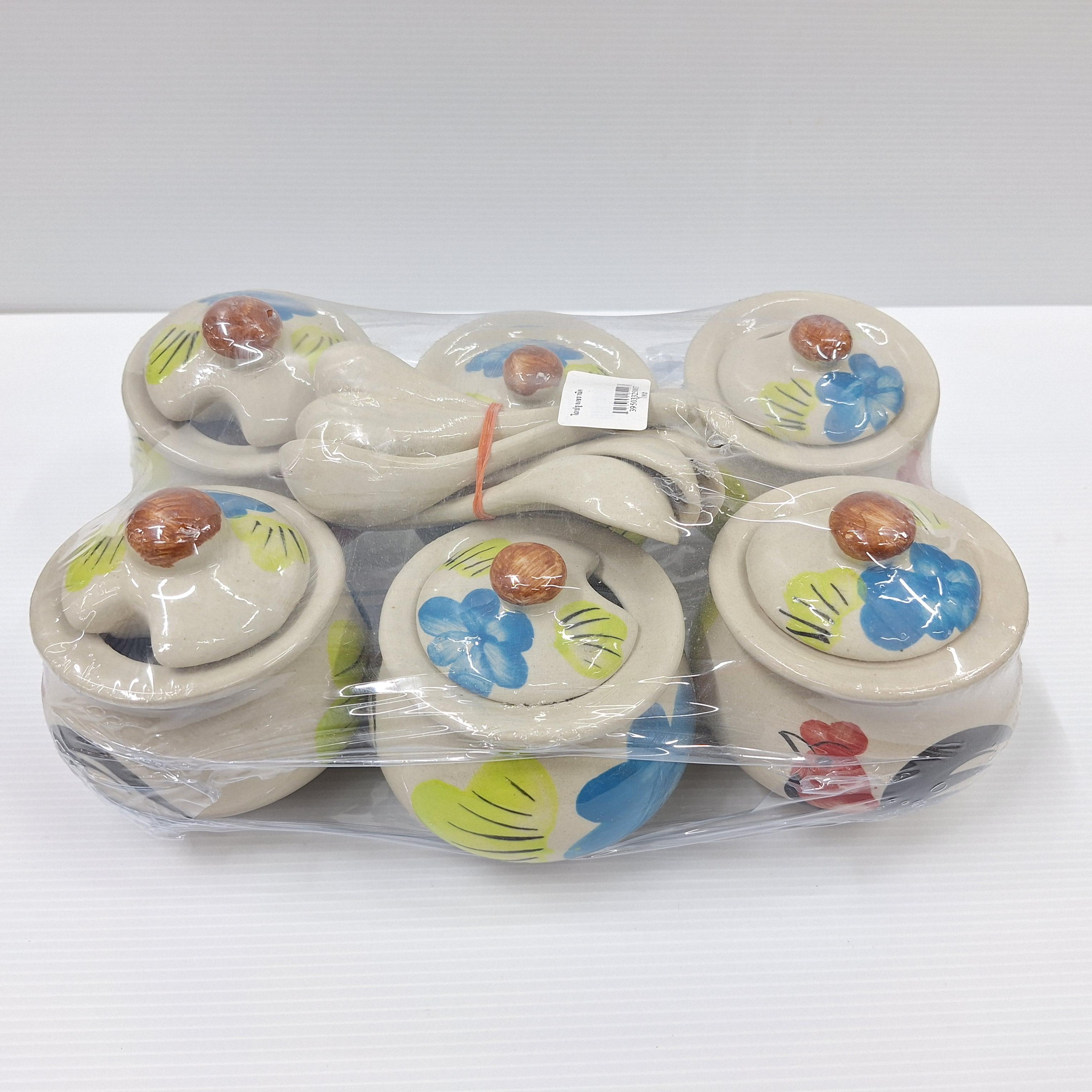 โถปรุงเซรามิค แบรนด์ สุขสม - ตกแต่ง ราคา 199 บาท