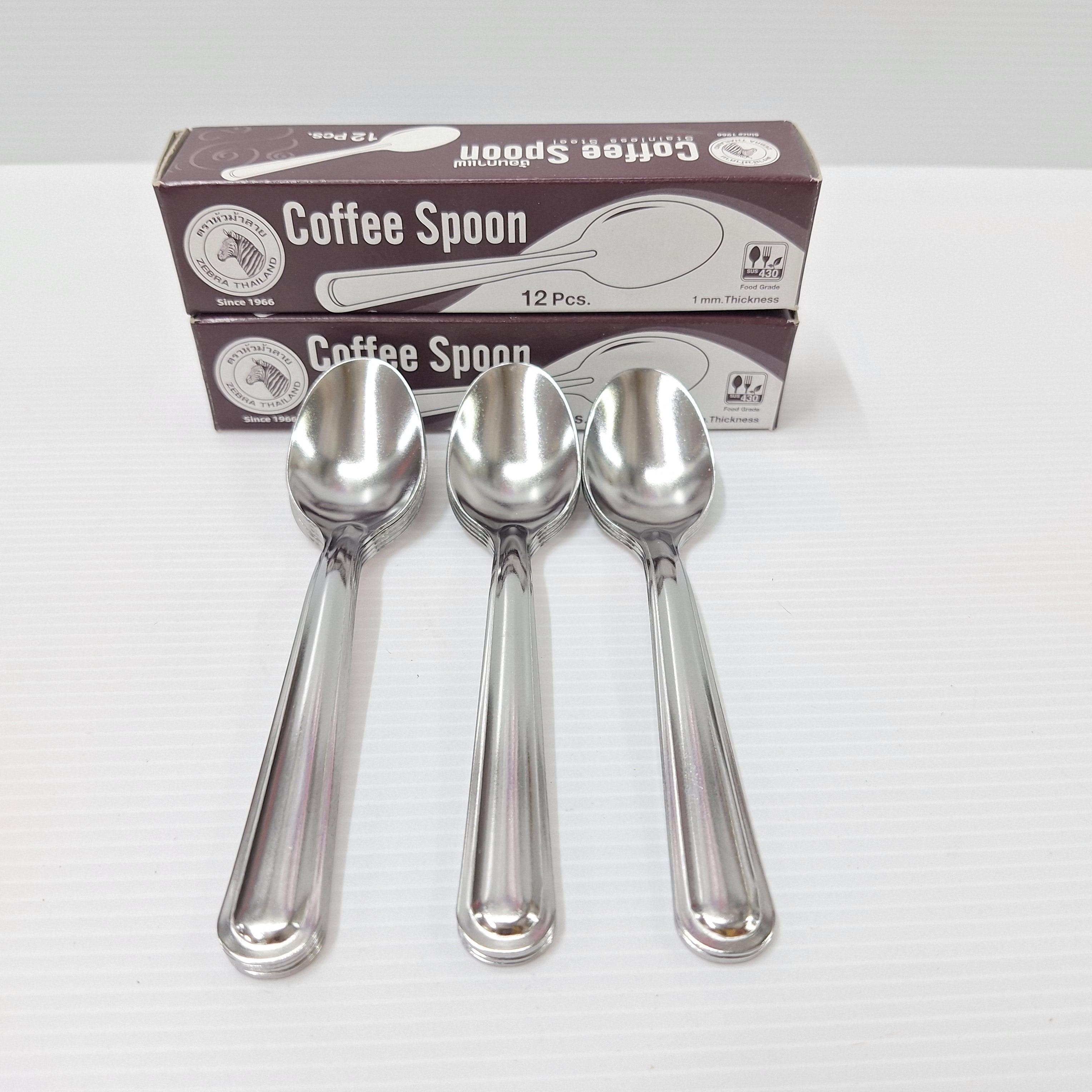 หัวม้าลาย ช้อนกาแฟ 1.0 มม. (แพ็ค) แบรนด์ หัวม้าลาย - ตกแต่ง ราคา 115 บาท