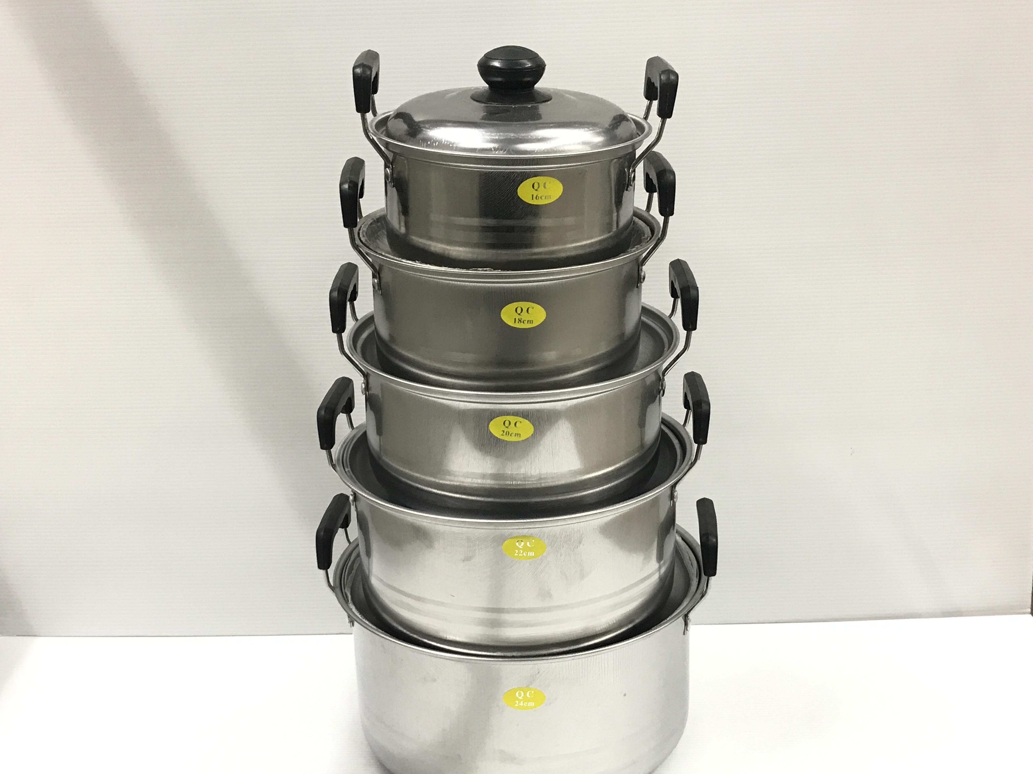 ชุดหม้อสแตนเลส มีหูจับ J Siam ME-CS-002 (10ชิ้น) แบรนด์ บริษัท ซ่วงซิน ไซเอ็นซ์ แอนด์แทคโนโลยี จำกัด - ตกแต่ง ราคา 390 บาท