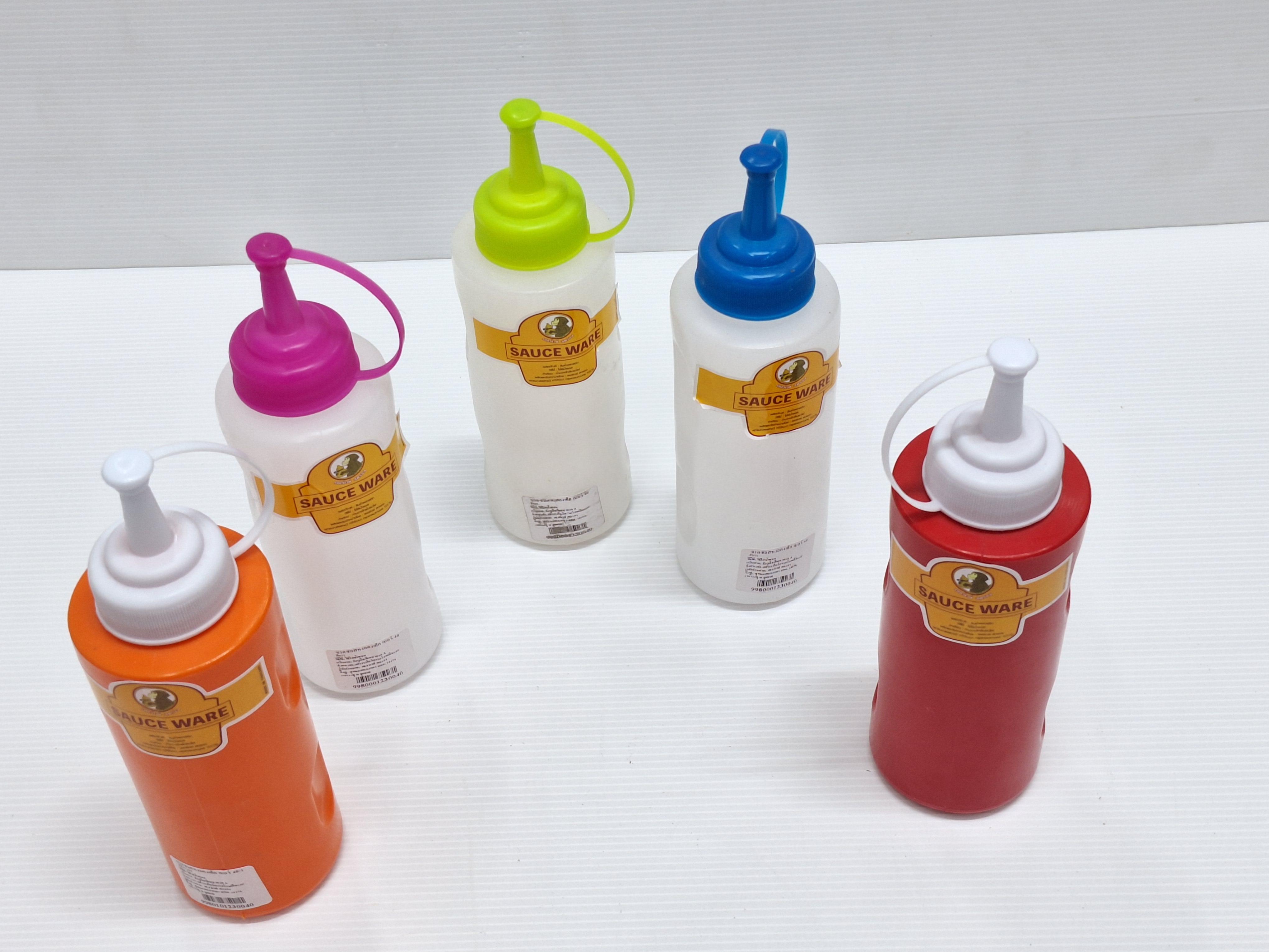 ขวดซอสหงอคงเล็ก คละสี เบอร์ 40-1 แบรนด์ สุขสม - ตกแต่ง ราคา 15 บาท