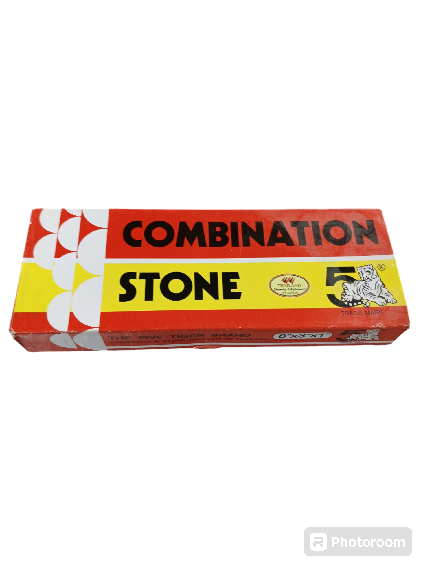 หินลับมีดกล่องแดงใหญ่ แบรนด์ อุปกรณ์เกษตร - ตกแต่ง ราคา 175 บาท
