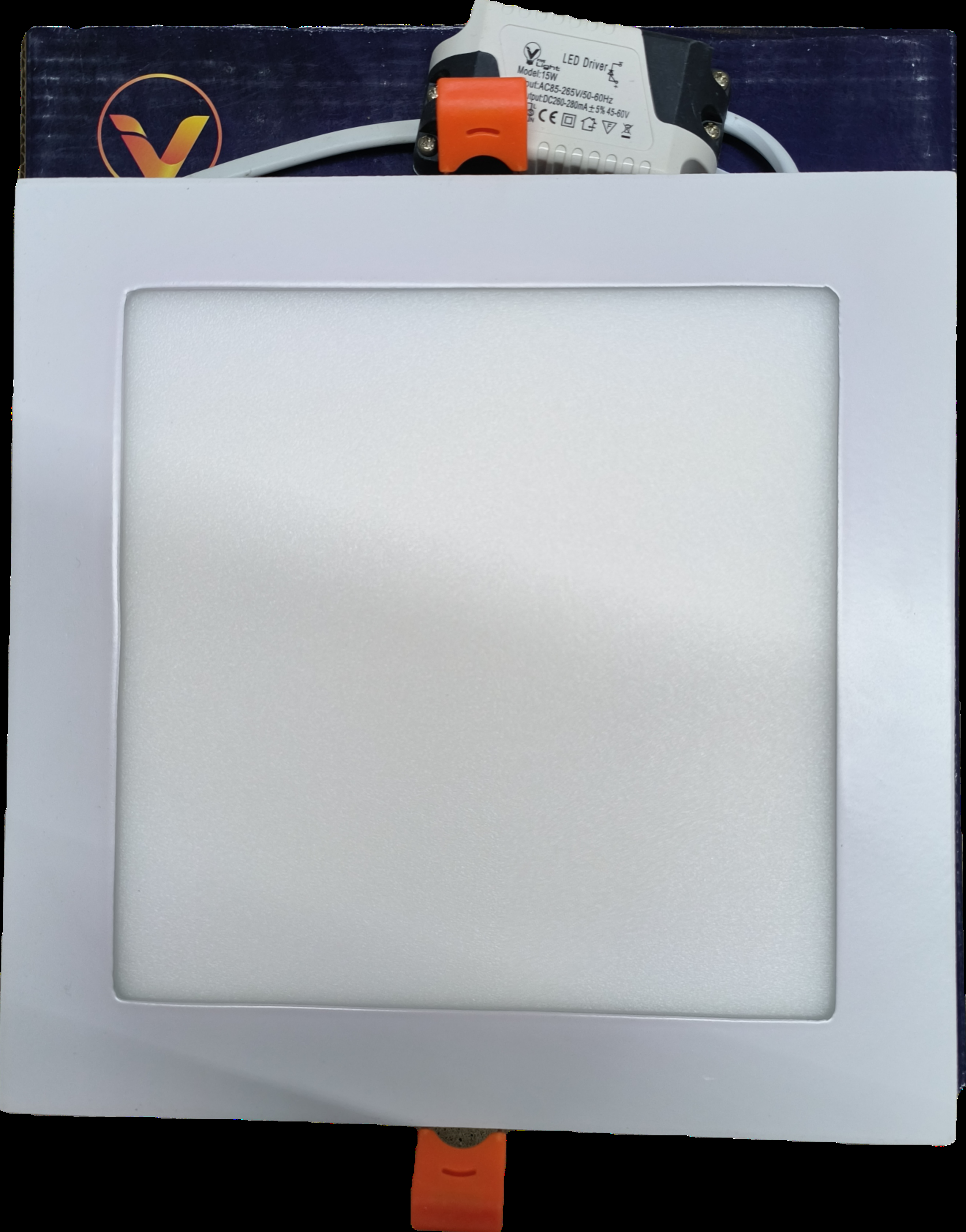 VLIGHT โคมพาร์เนลทรงเหลี่ยม เดย์ไลท์ แบบลอย 15W 6นิ้ว