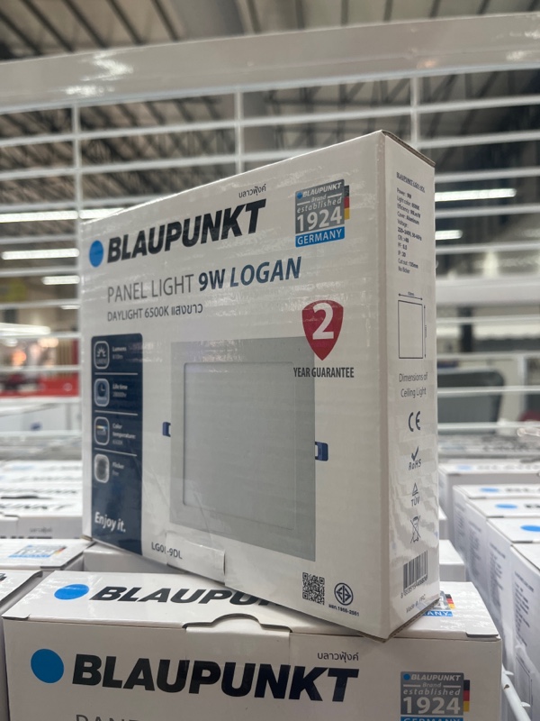 WELLUX BP-โคมพาแนลไลท์ LG01 เหลี่ยม 9 วัตต์ แสงขาว - ภาพที่ 4