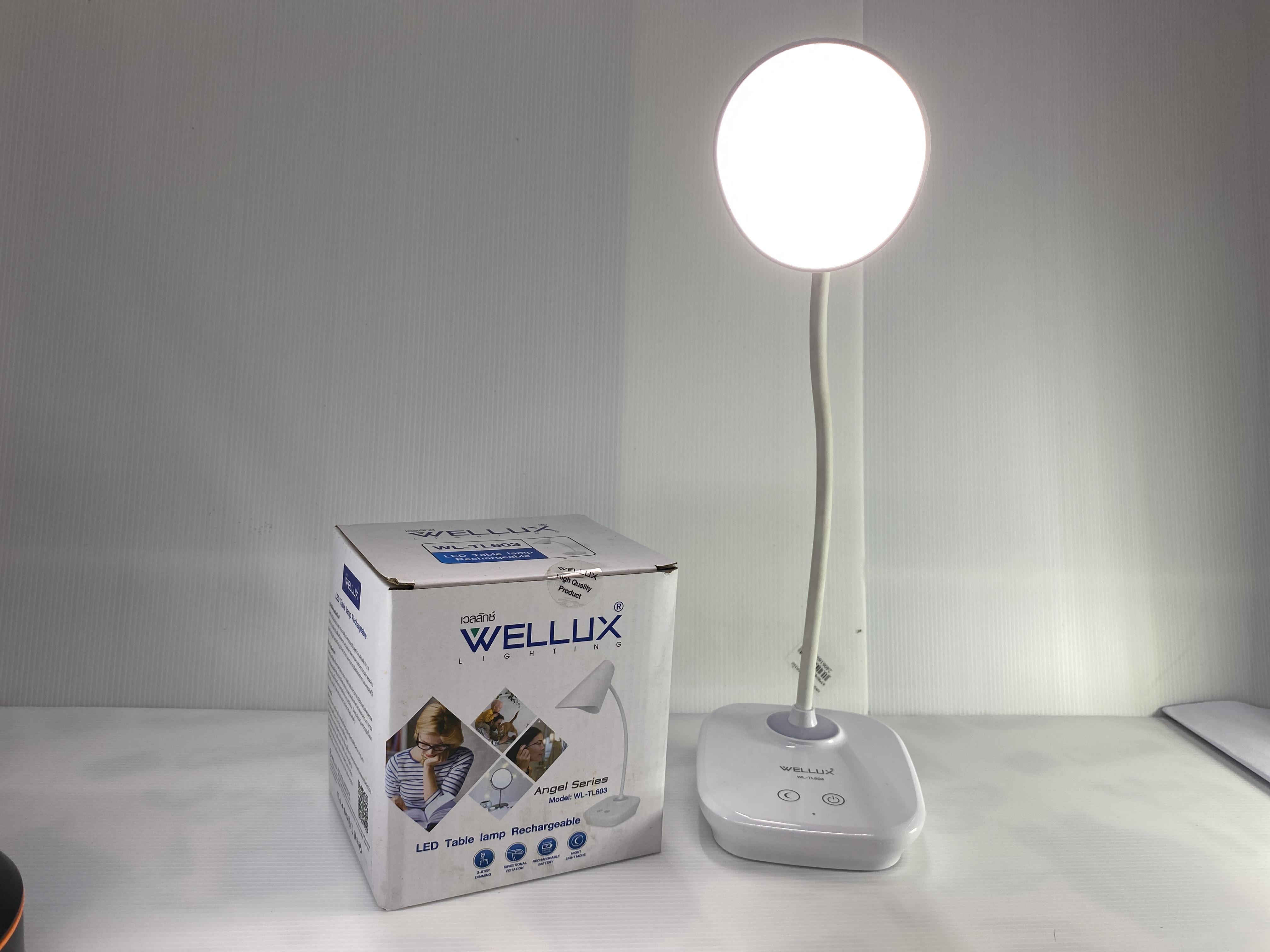 WELLUX โคมไฟตั้งโต๊ะ TL603 เดย์ไลท์