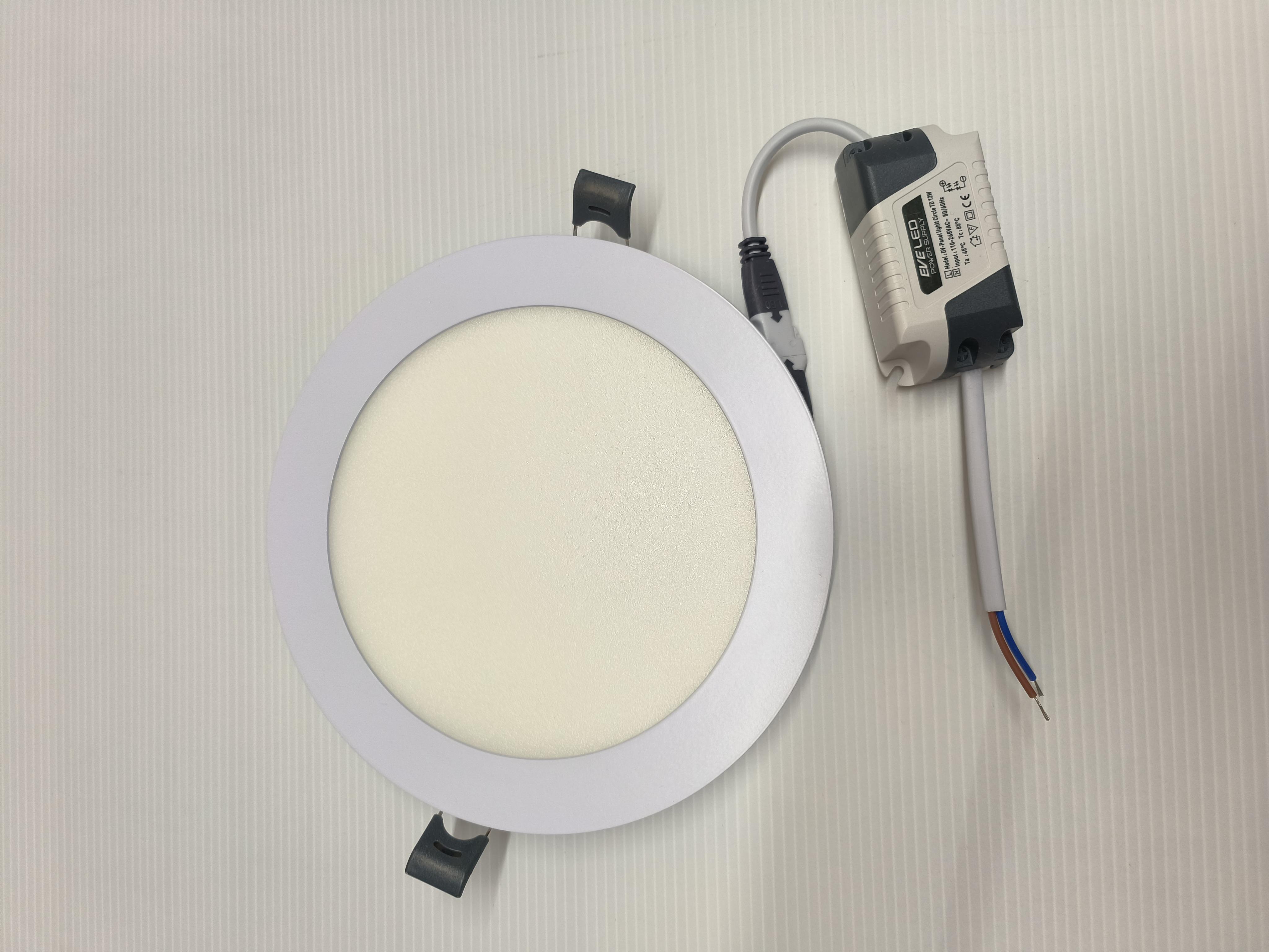 โคมพาเนลไลน์ LED หน้ากลม TD 12วัตต์ วอร์มไวท์ EVE แบรนด์ EVE - ระบบไฟฟ้าและระบบน้ำ ราคา 139 บาท