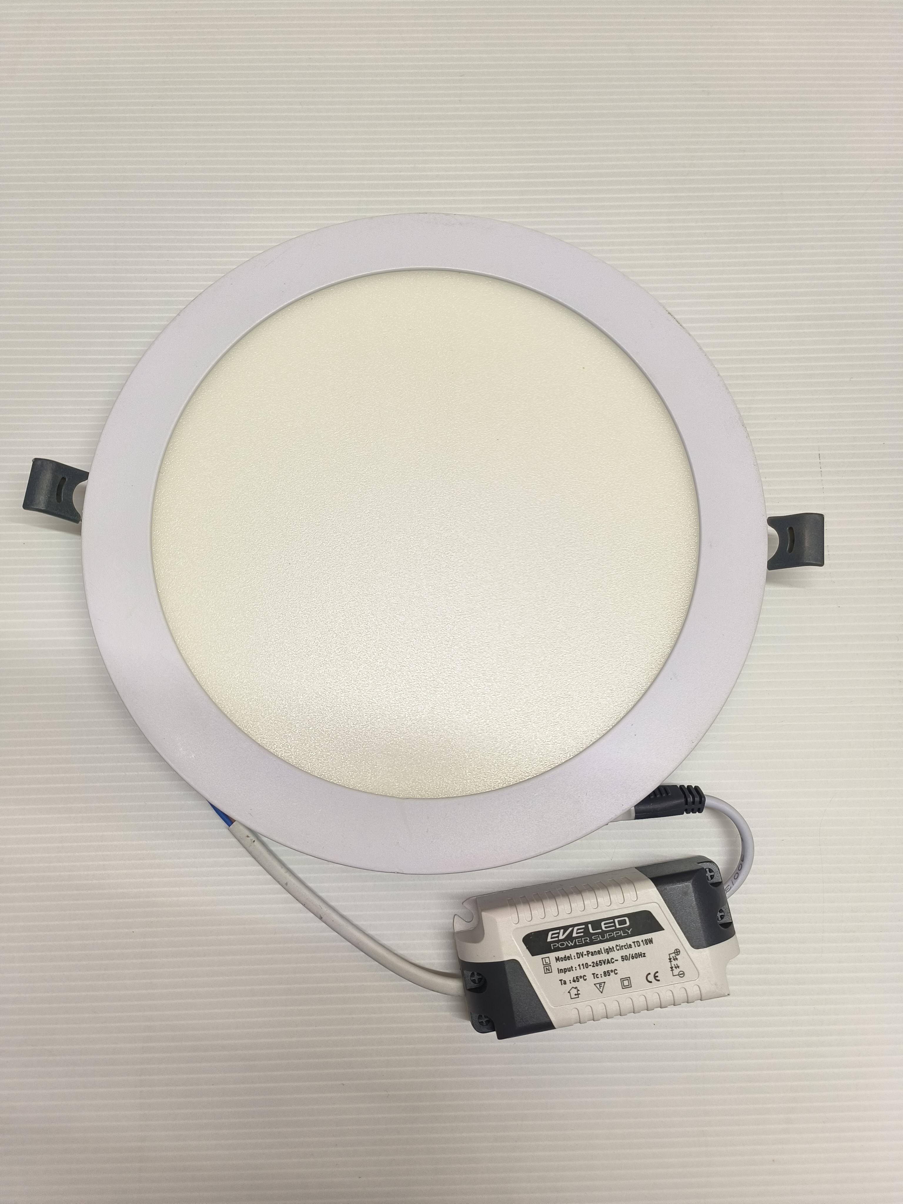 โคมพาเนลไลน์ LED หน้ากลม TD 18วัตต์ วอร์มไวท์ EVE แบรนด์ EVE - ระบบไฟฟ้าและระบบน้ำ ราคา 189 บาท