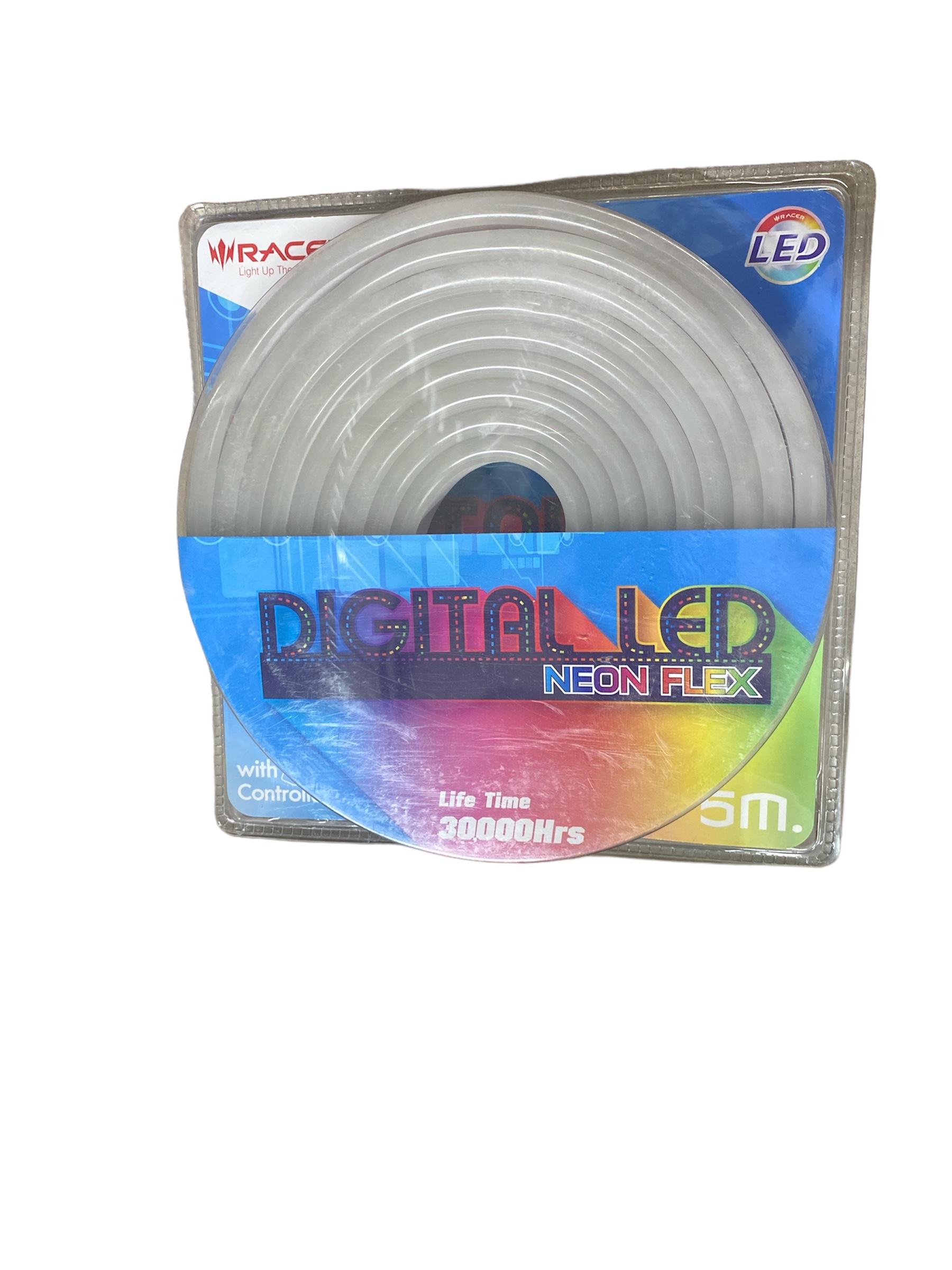 RACER ไฟ Digital LED Neon Flex  RGB 5ม. 25W (6/ลัง) แบรนด์ เรเซอร์การไฟฟ้า - ระบบไฟฟ้าและระบบน้ำ ราคา 1,190 บาท