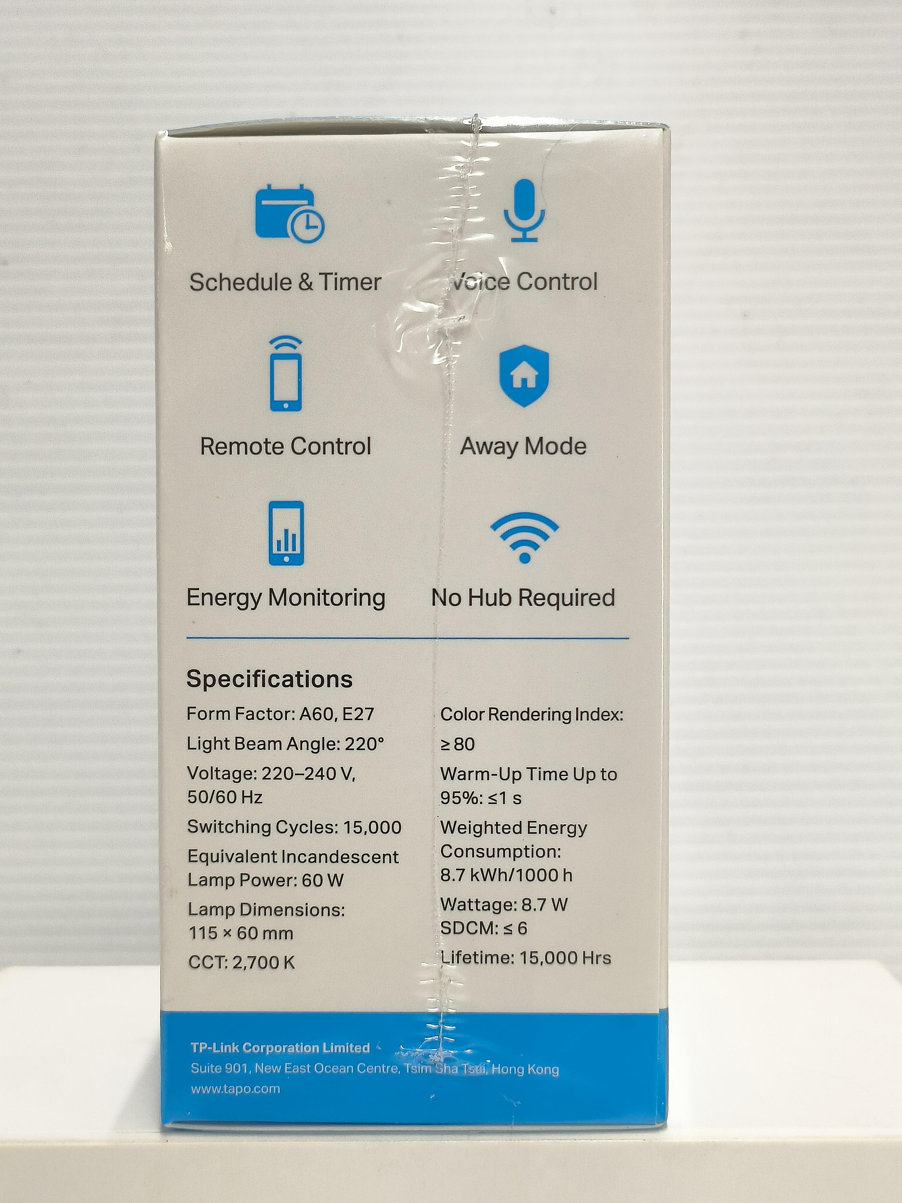 TP LINK หลอดไฟอัจฉริยะ TAPO-L510E A60 9วัตต์ - ภาพที่ 2