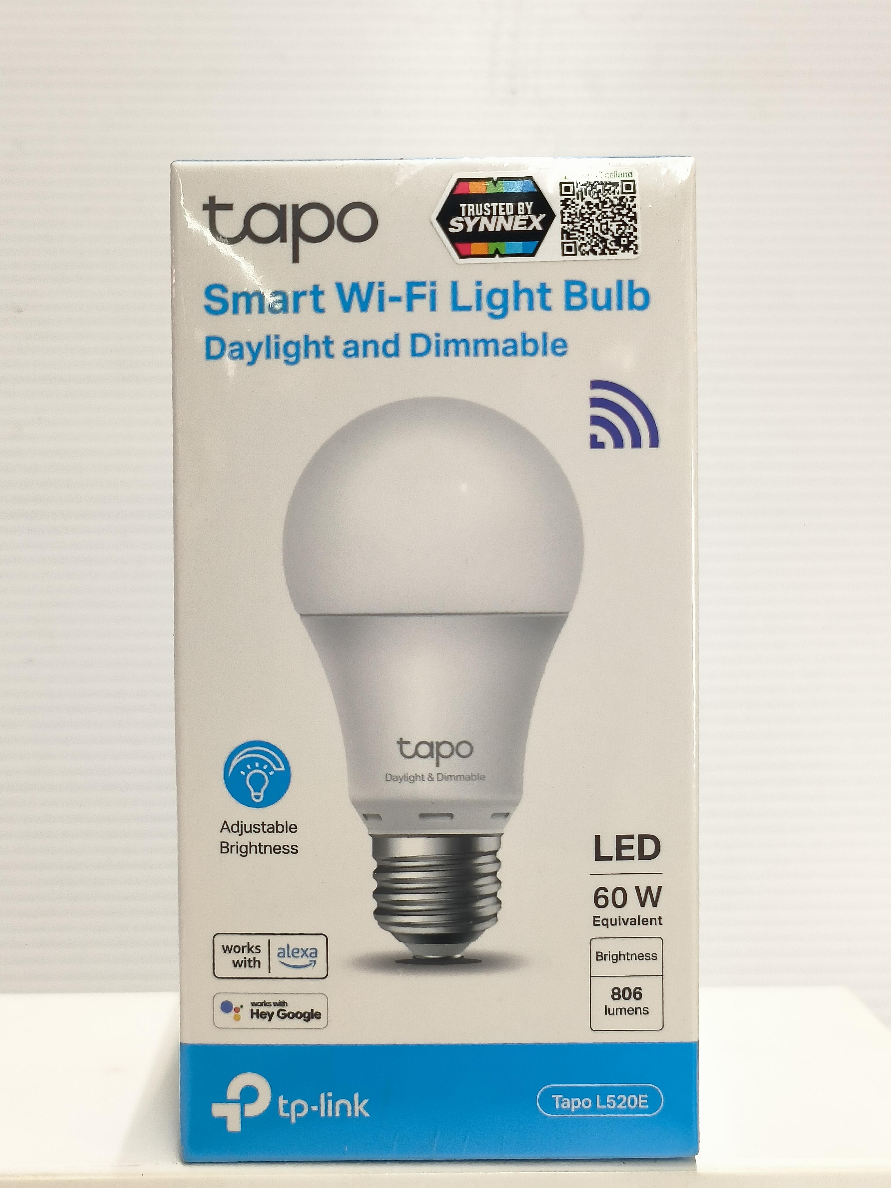 TP LINK หลอดไฟอัจฉริยะ TAPO-L520E A60 8วัตต์ แบรนด์ TP LINK - ระบบไฟฟ้าและระบบน้ำ ราคา 229 บาท