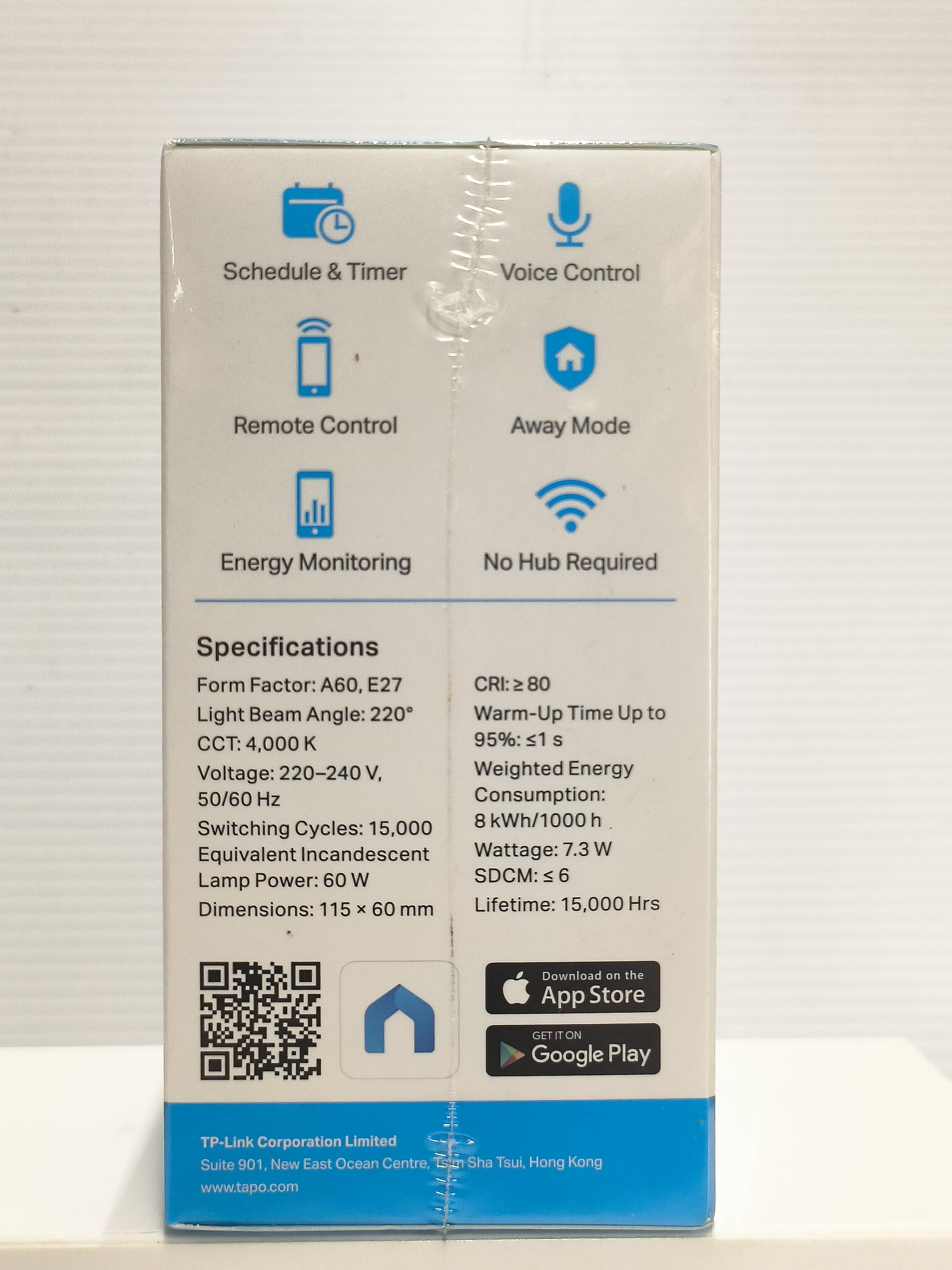 TP LINK หลอดไฟอัจฉริยะ TAPO-L520E A60 8วัตต์ - ภาพที่ 2