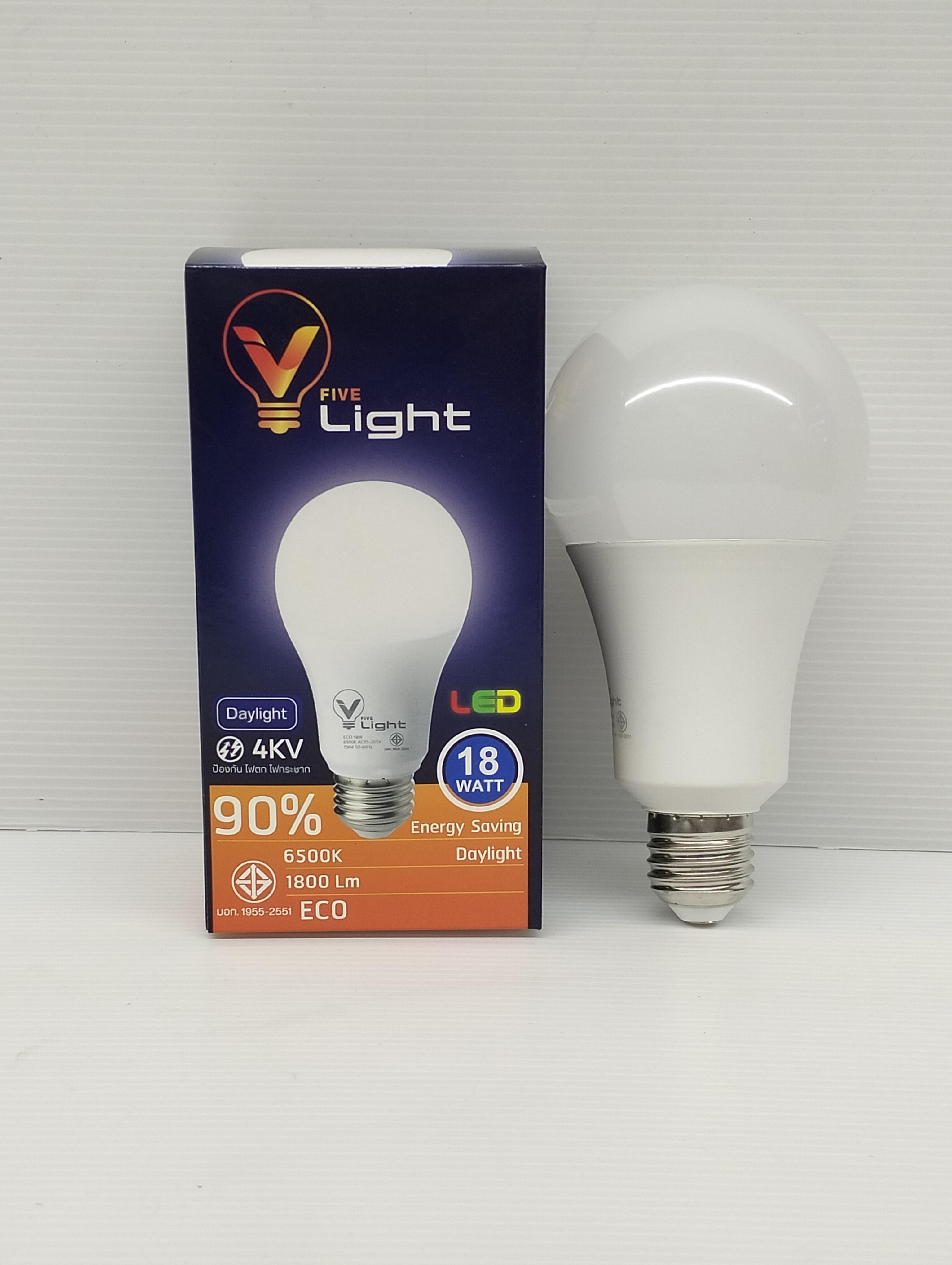 VLIGHT หลอด LED BULB เดย์ไลท์ 18W - ภาพที่ 2