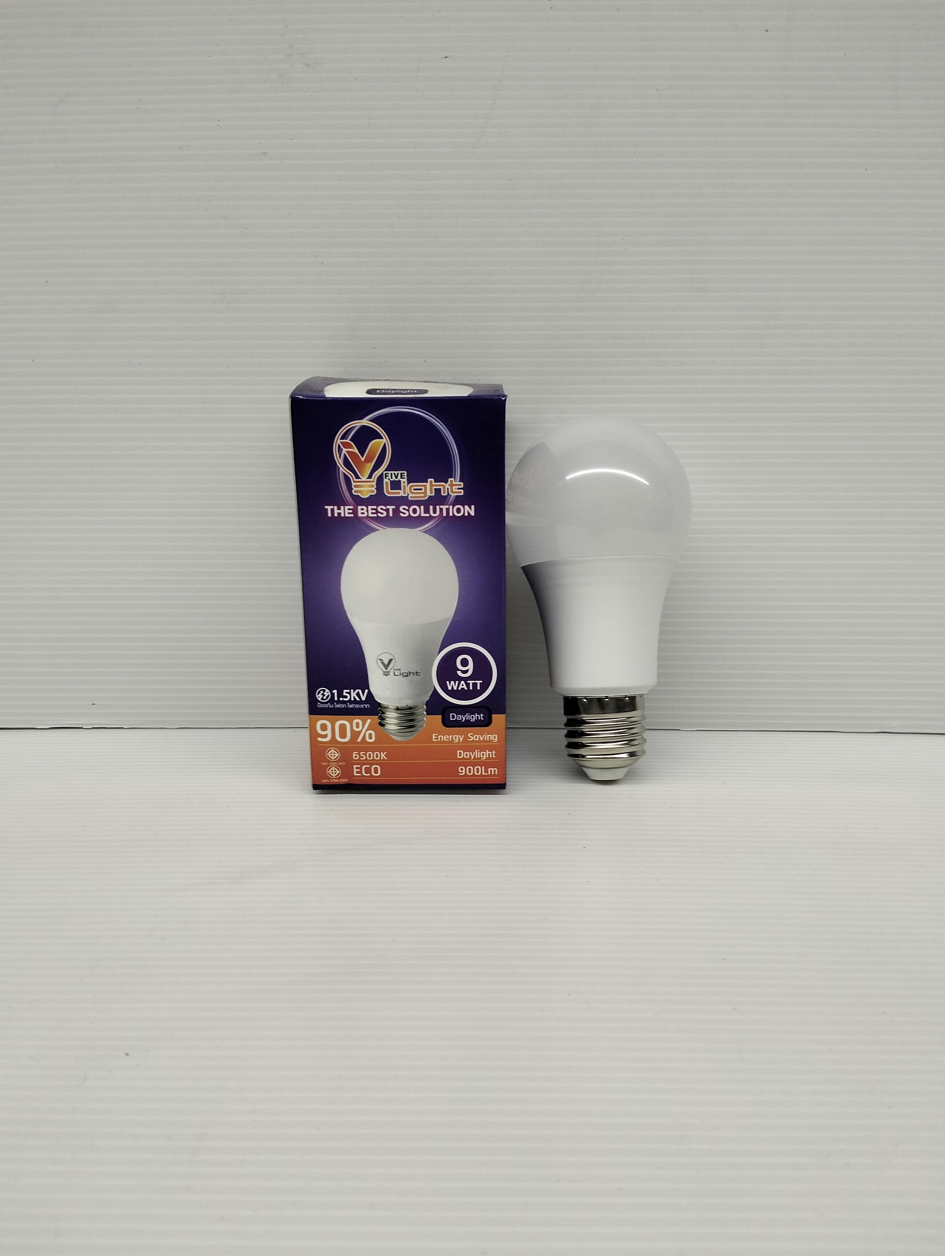 VLIGHT หลอด LED BULB เดย์ไลท์ 9W - ภาพที่ 2