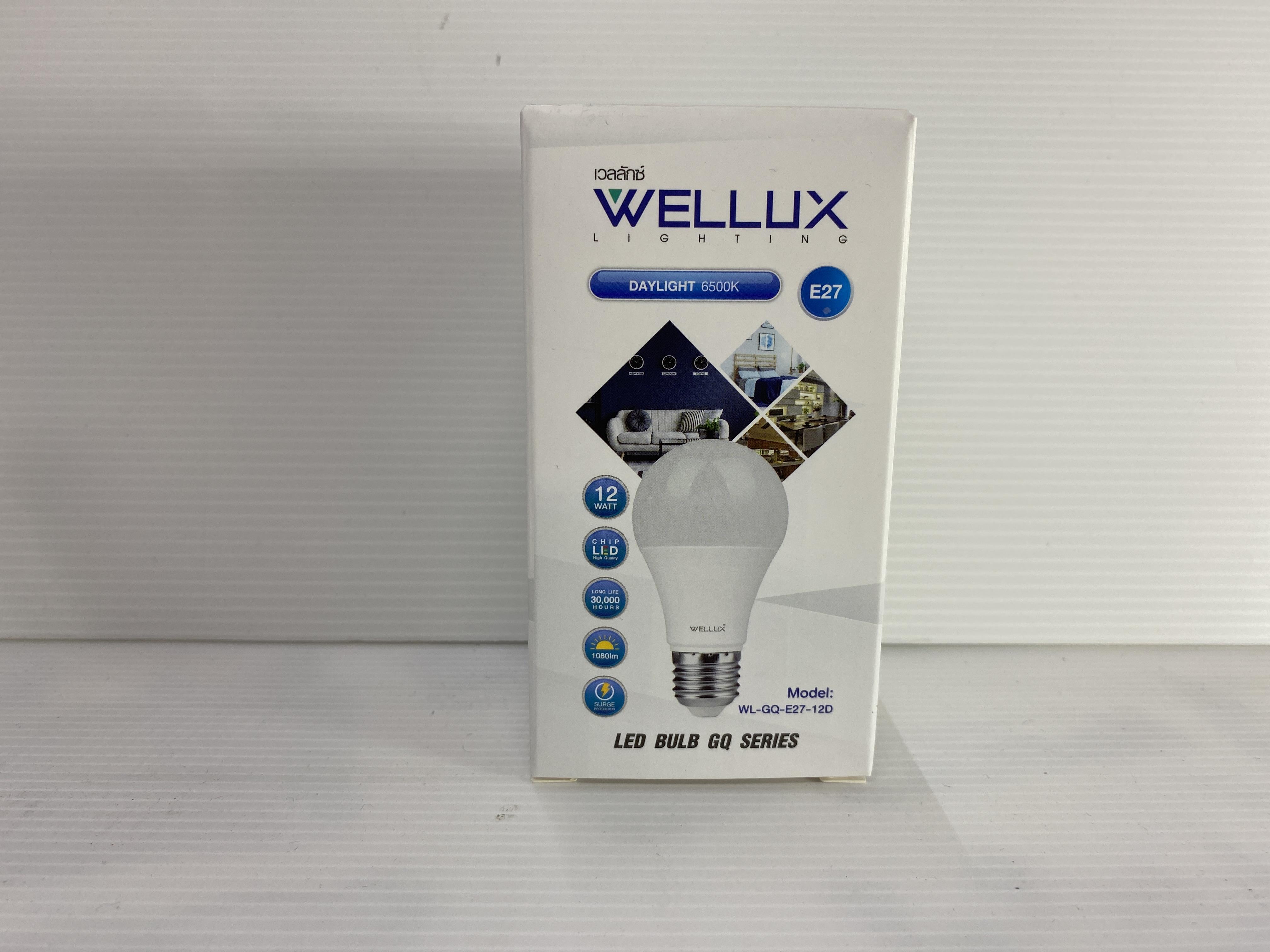 WELLUX WL-Bulb GQ Series 12 วัตต์ E27 แสงขาว