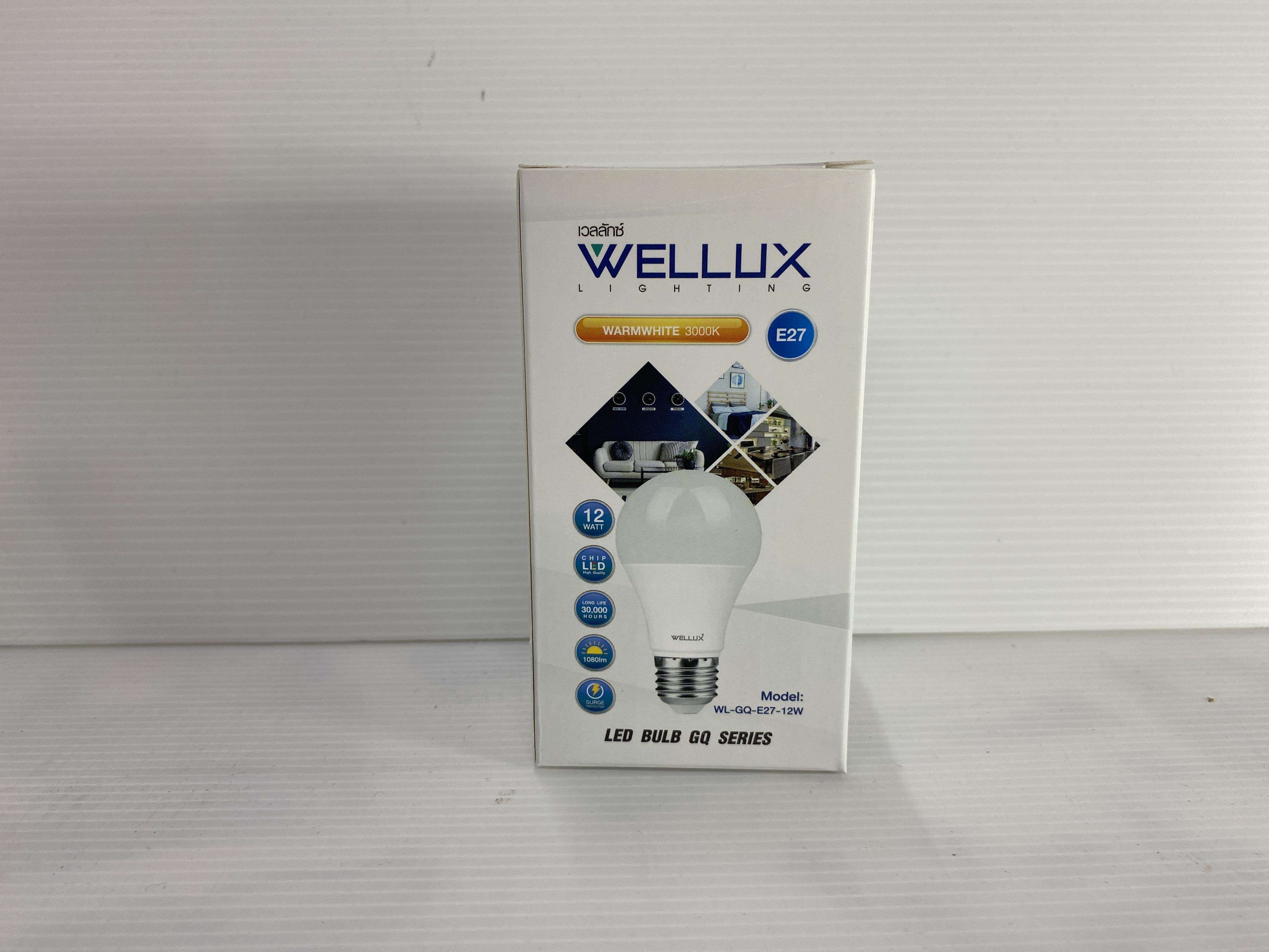 WELLUX WL-Bulb GQ Series 12 วัตต์ E27 แสงเหลือง
