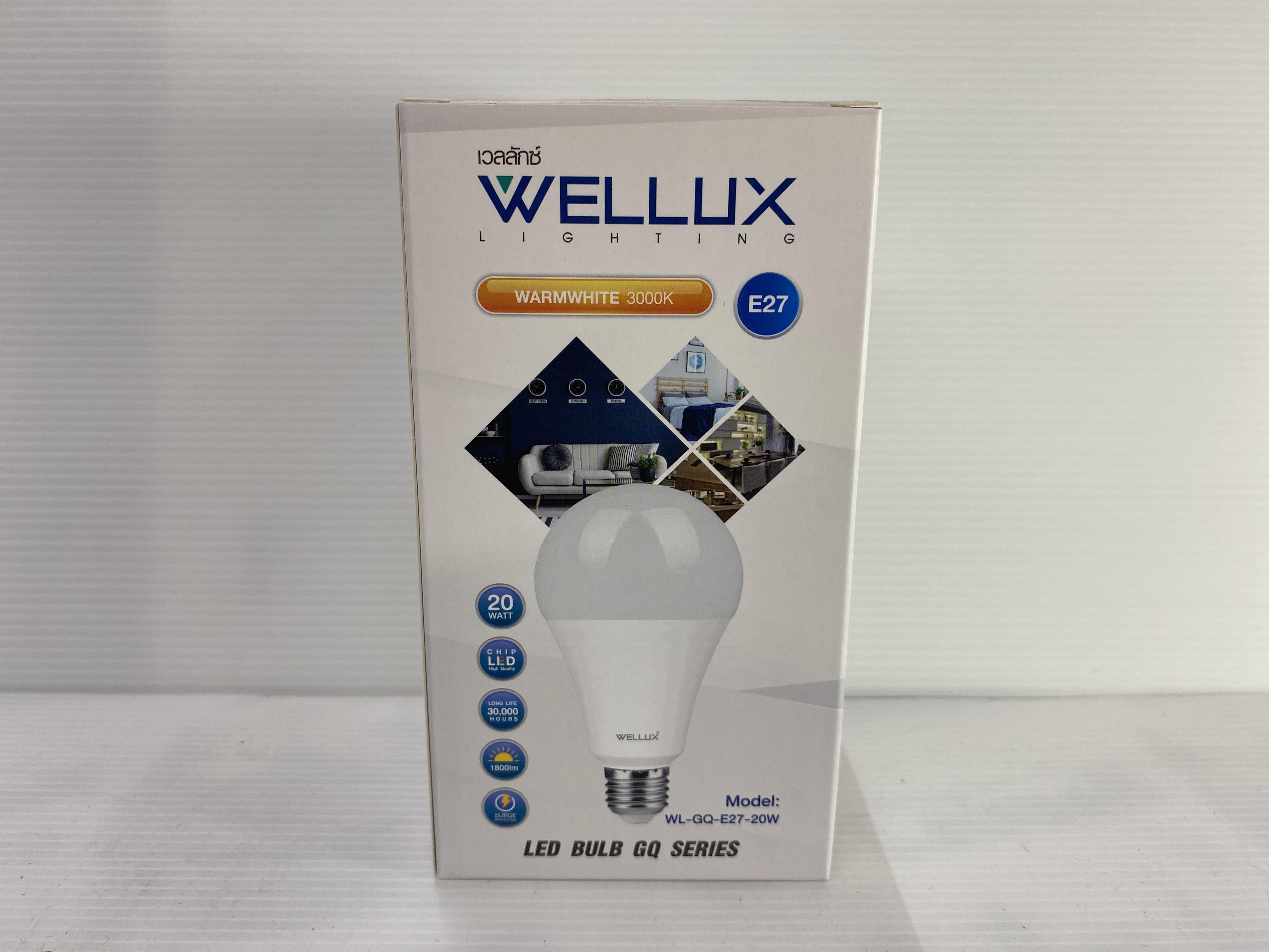 WELLUX WL-Bulb GQ Series 20 วัตต์ E27 แสงเหลือง