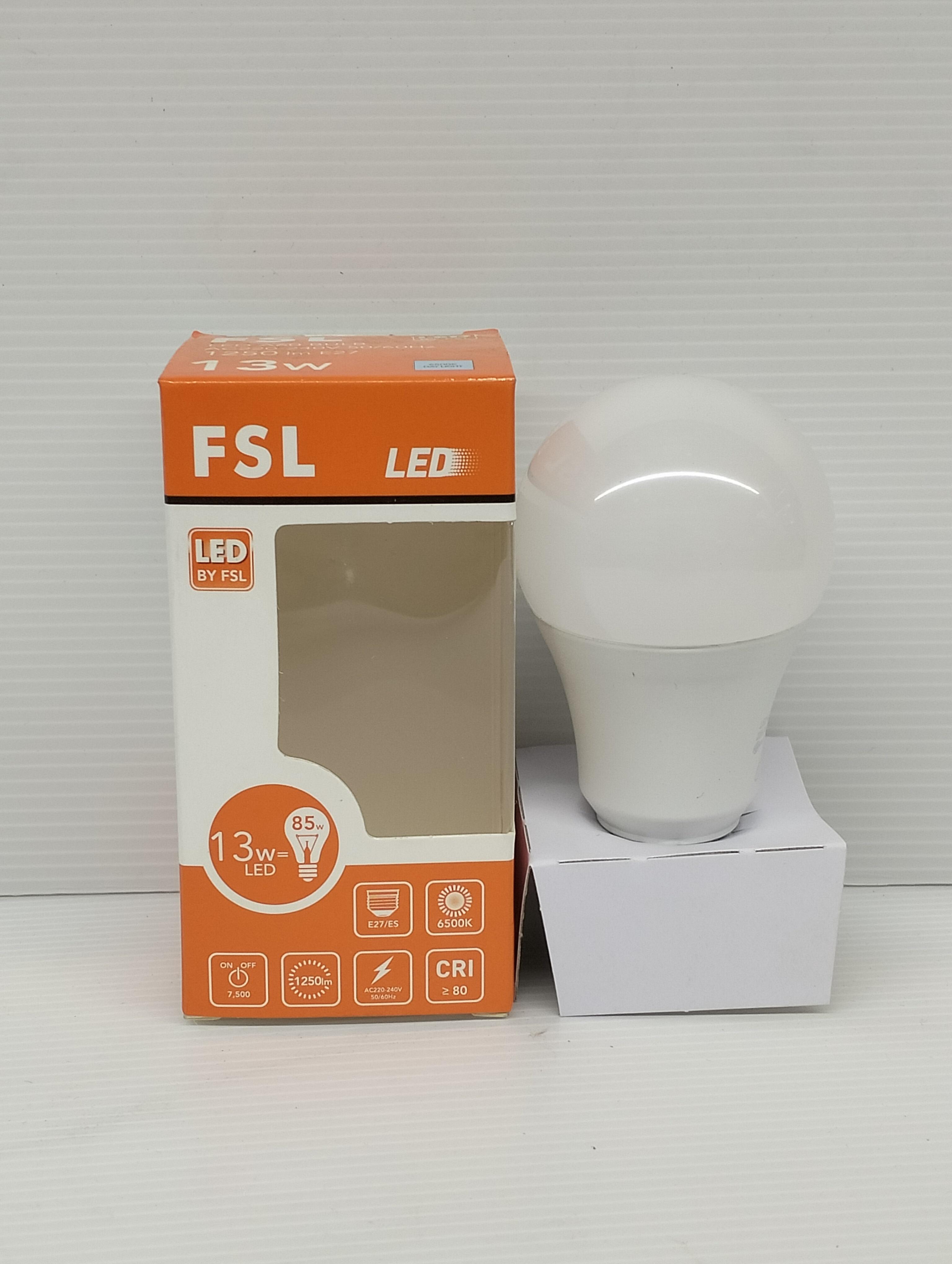 หลอด BULB LED 13W FSL DAYLIGHT - ระบบไฟฟ้าและระบบน้ำ ราคา 79 บาท