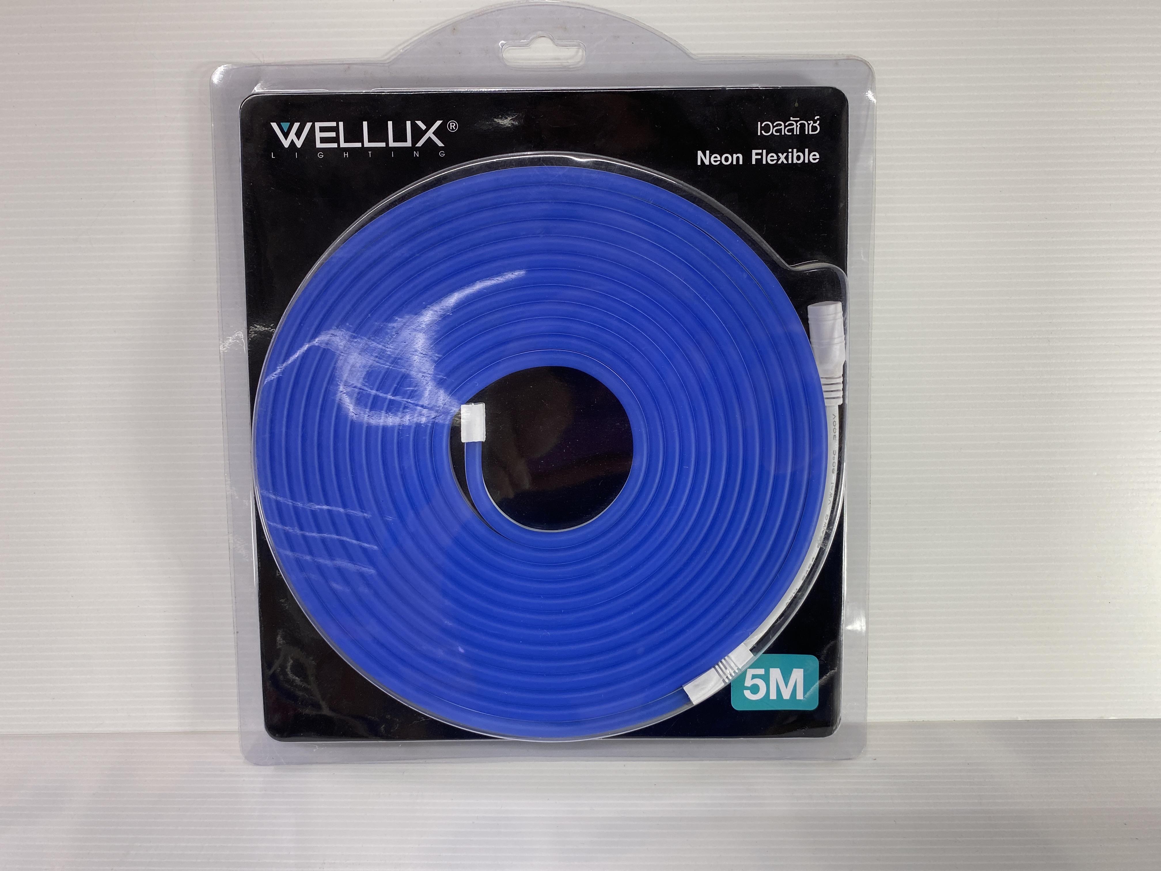 WELLUX นีออนเฟล็ก NF-12V 5 เมตร Blue