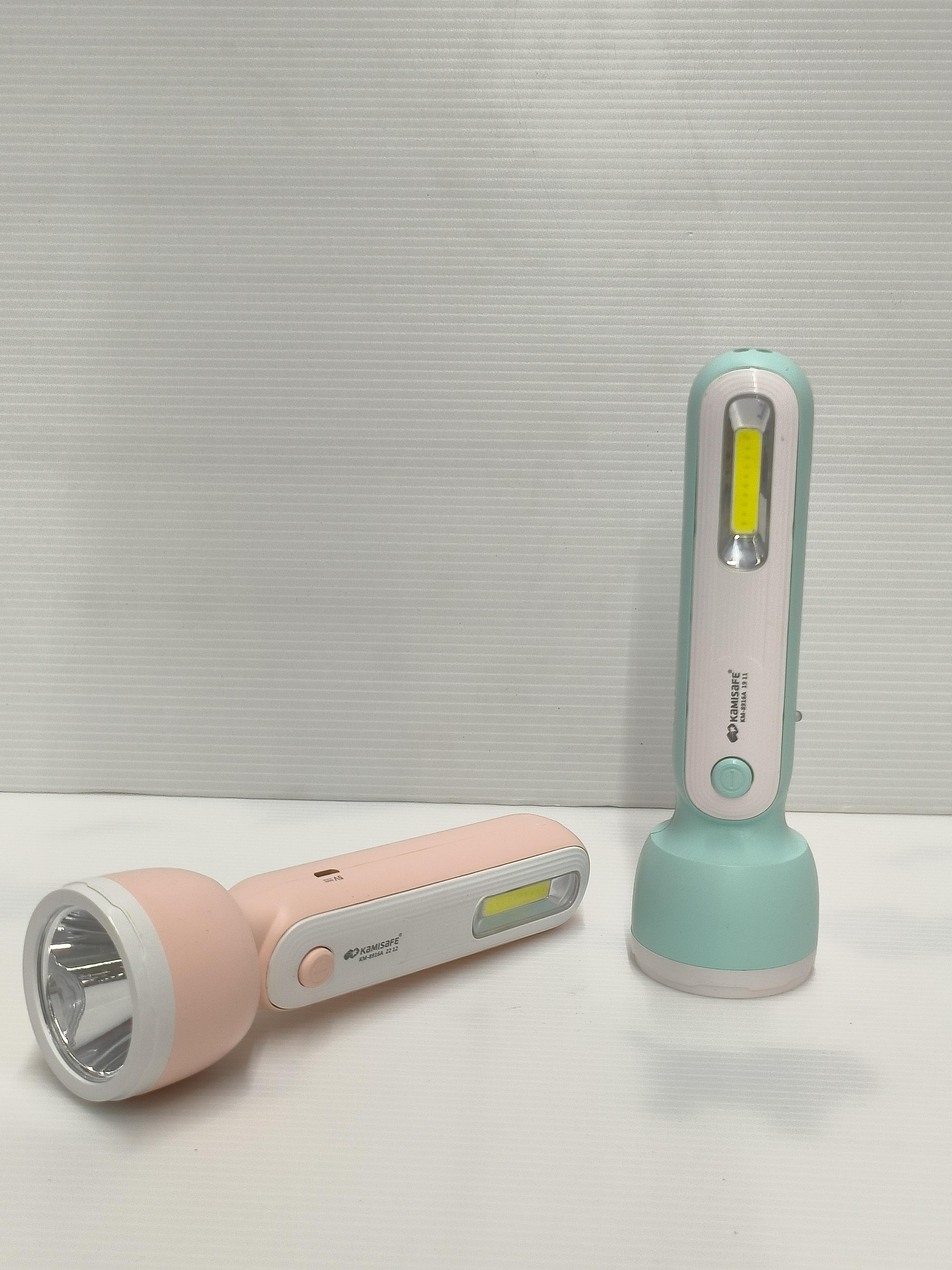 KAMISAFE ไฟฉาย LED 1W รุ่น KM-8916A พร้อมสายชาร์จUSB คละสี แบรนด์ แร่นอง Anzen Zeberg - ระบบไฟฟ้าและระบบน้ำ ราคา 115 บาท