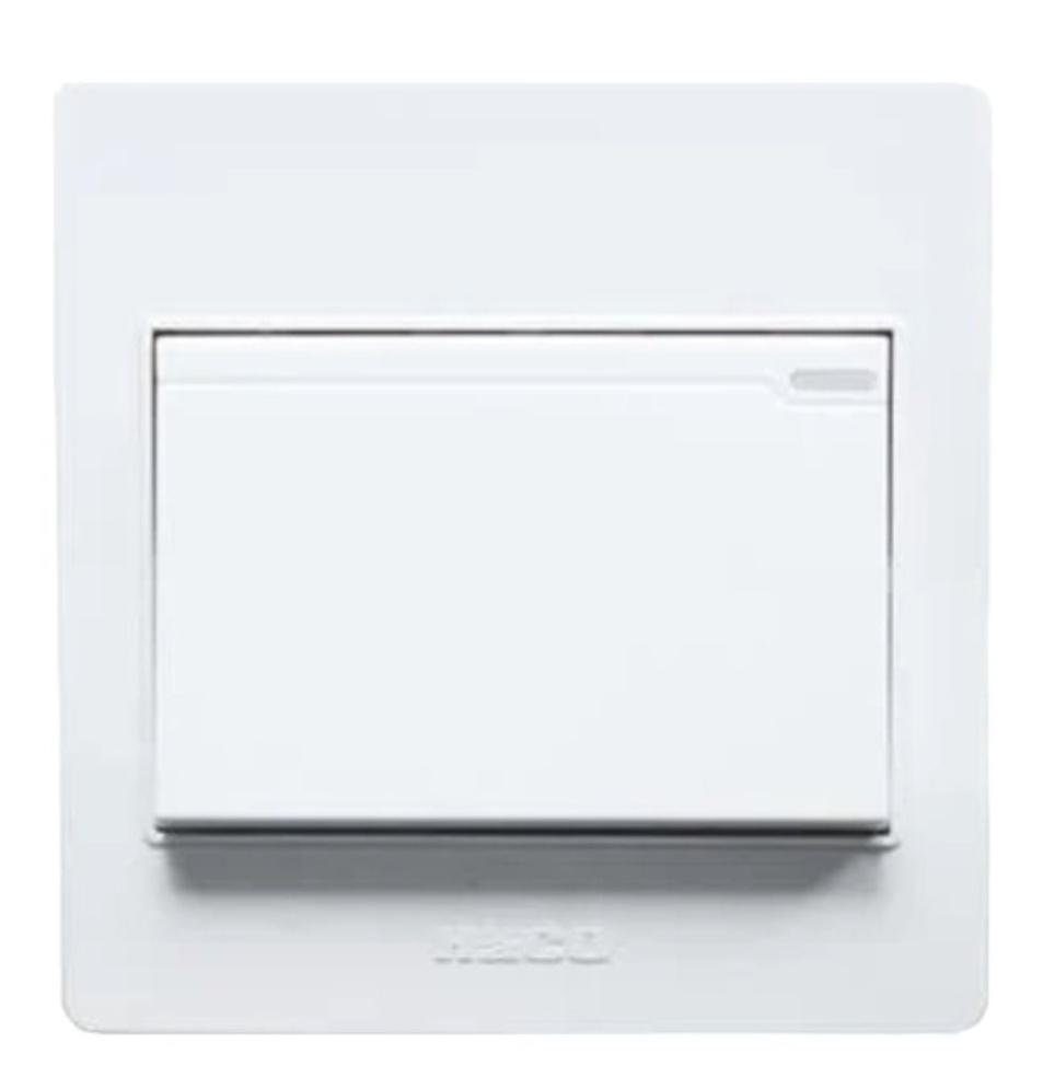 HACO สวิตช์ทางเดียว 1ช่อง แบบลอย 16A 250V แบรนด์ HACO - ระบบไฟฟ้าและระบบน้ำ ราคา 72 บาท